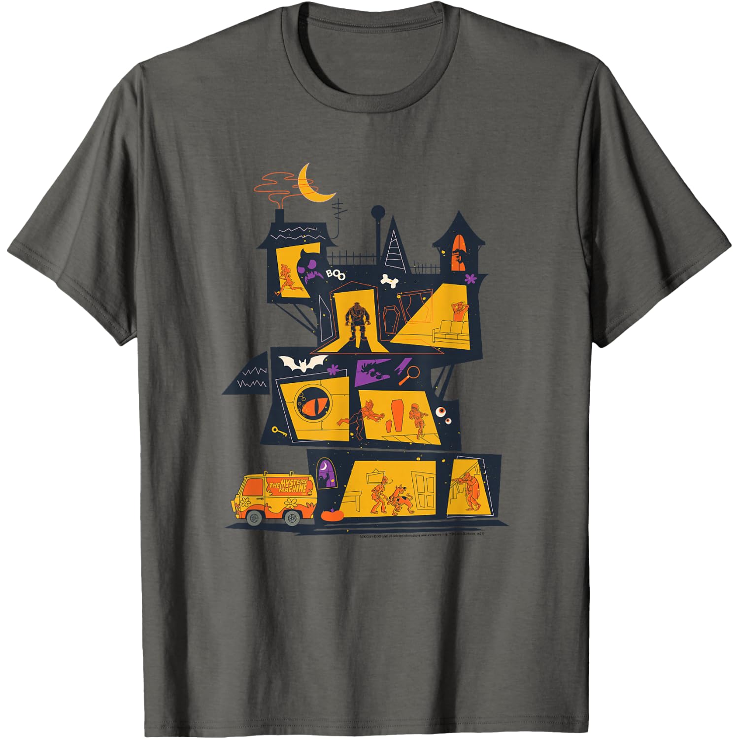 Scooby-Doo Halloween Spooky Haunted Mansion T-Shirt