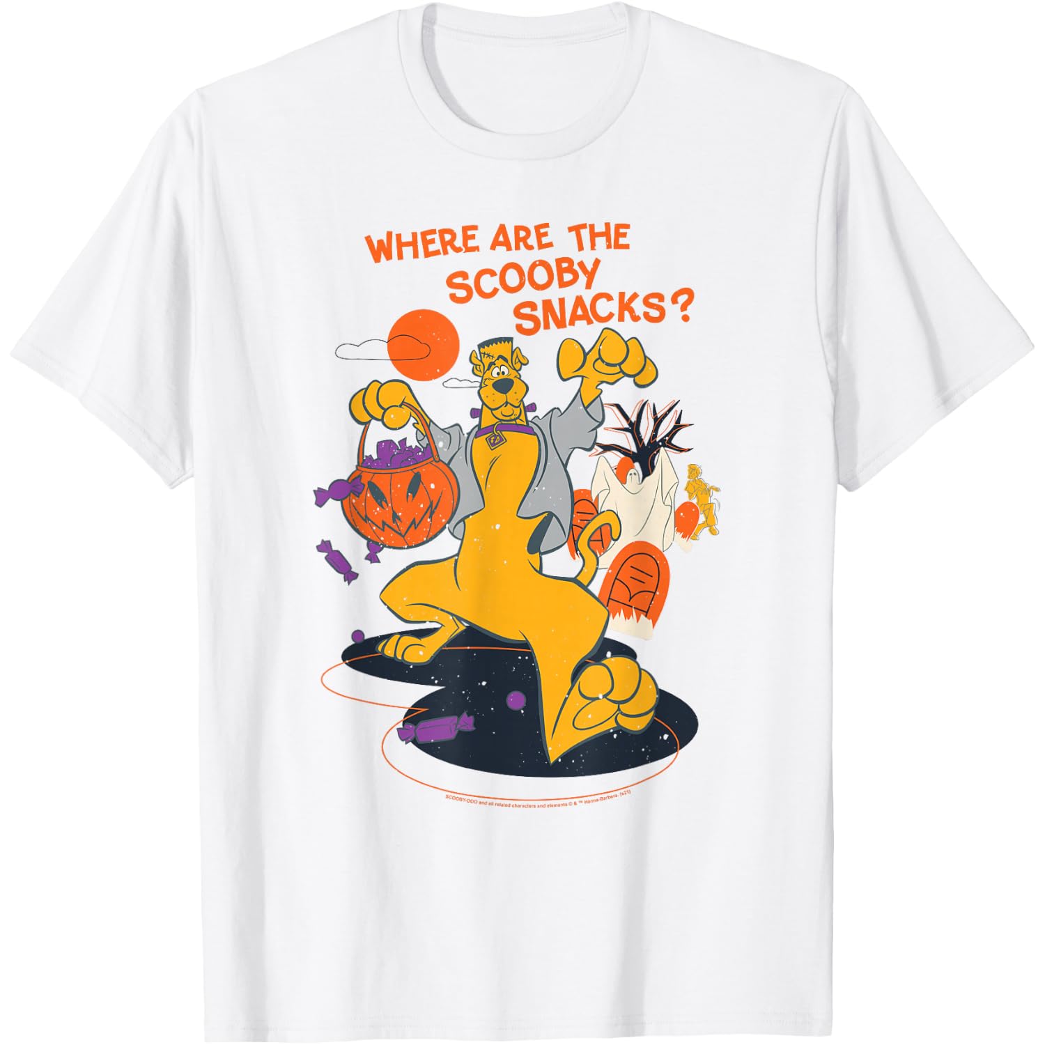 Scooby-Doo Halloween Where are The Scooby Snacks? T-Shirt