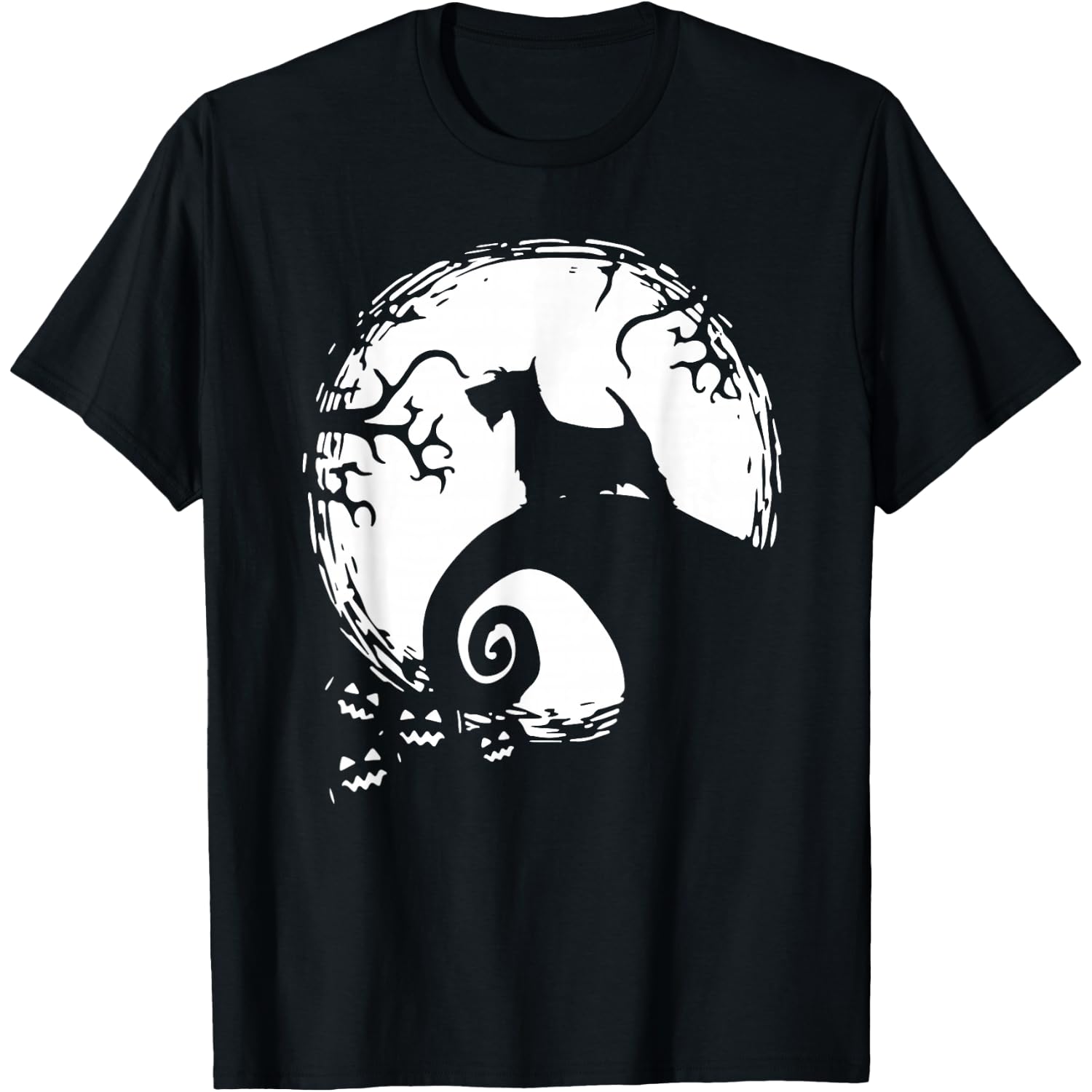 Scottish Terrier Moon Halloween T-Shirt