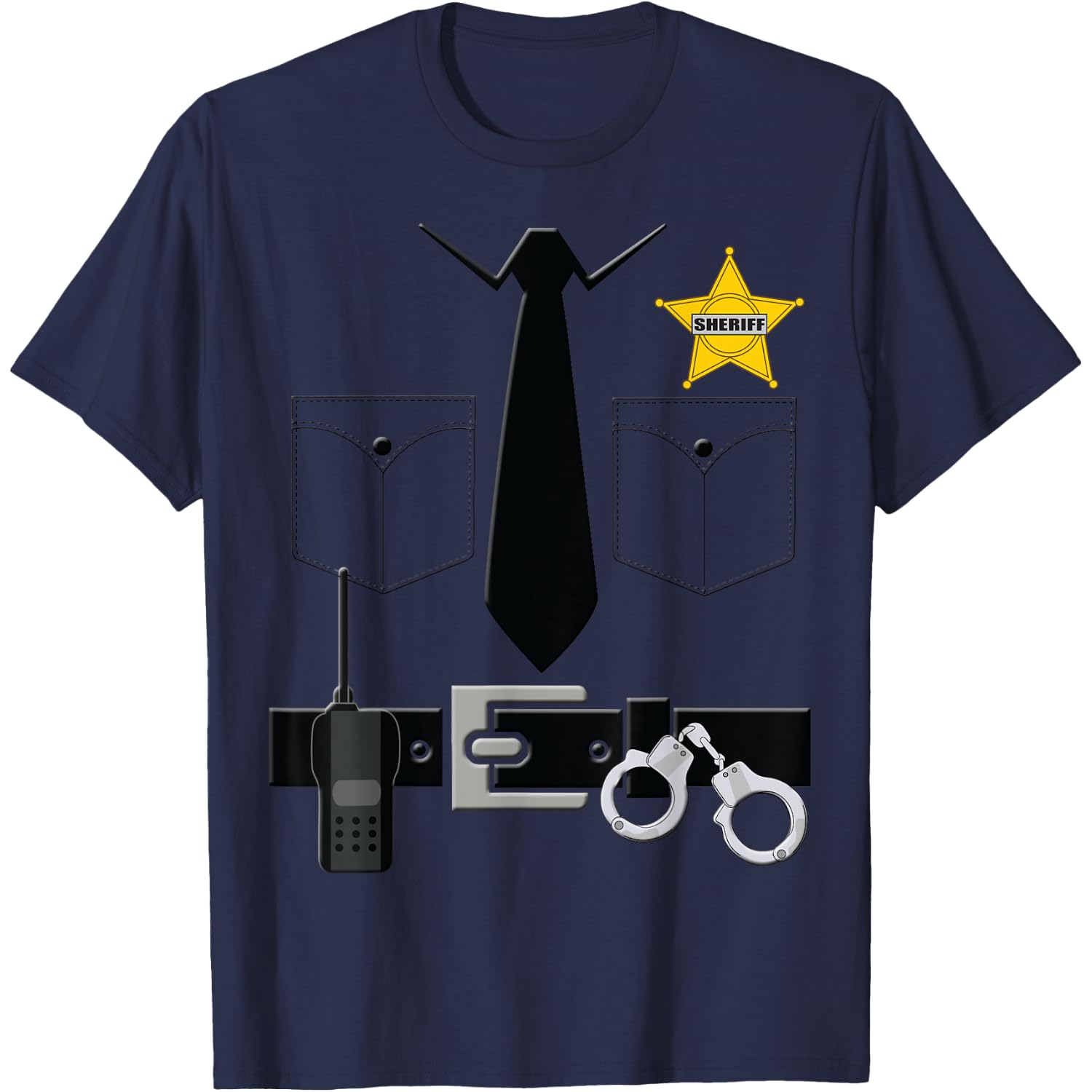Sheriff Halloween Costume T-Shirt