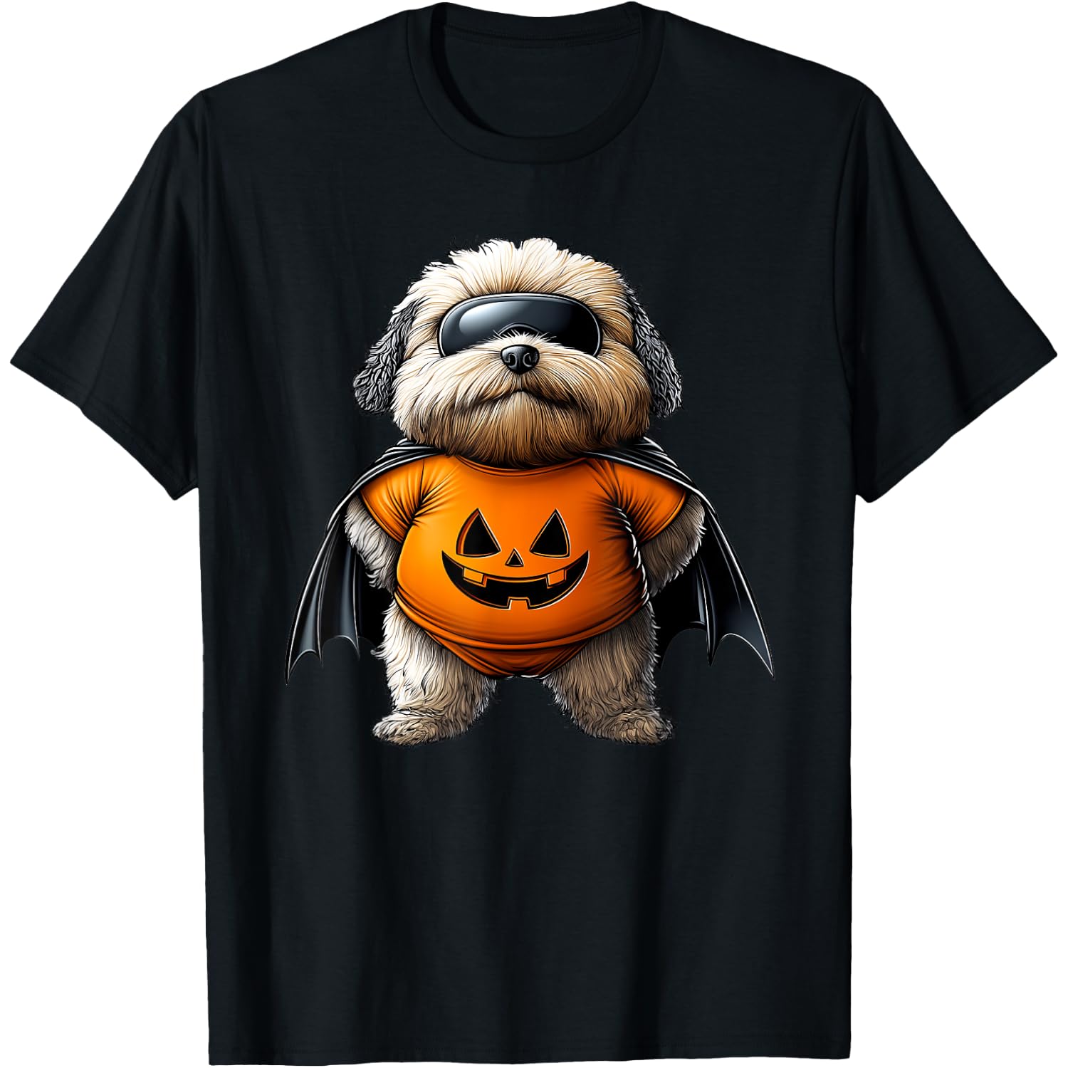 Shih Tzu Dog Halloween Y2k Hero Funny Dog Lover Costume T-Shirt