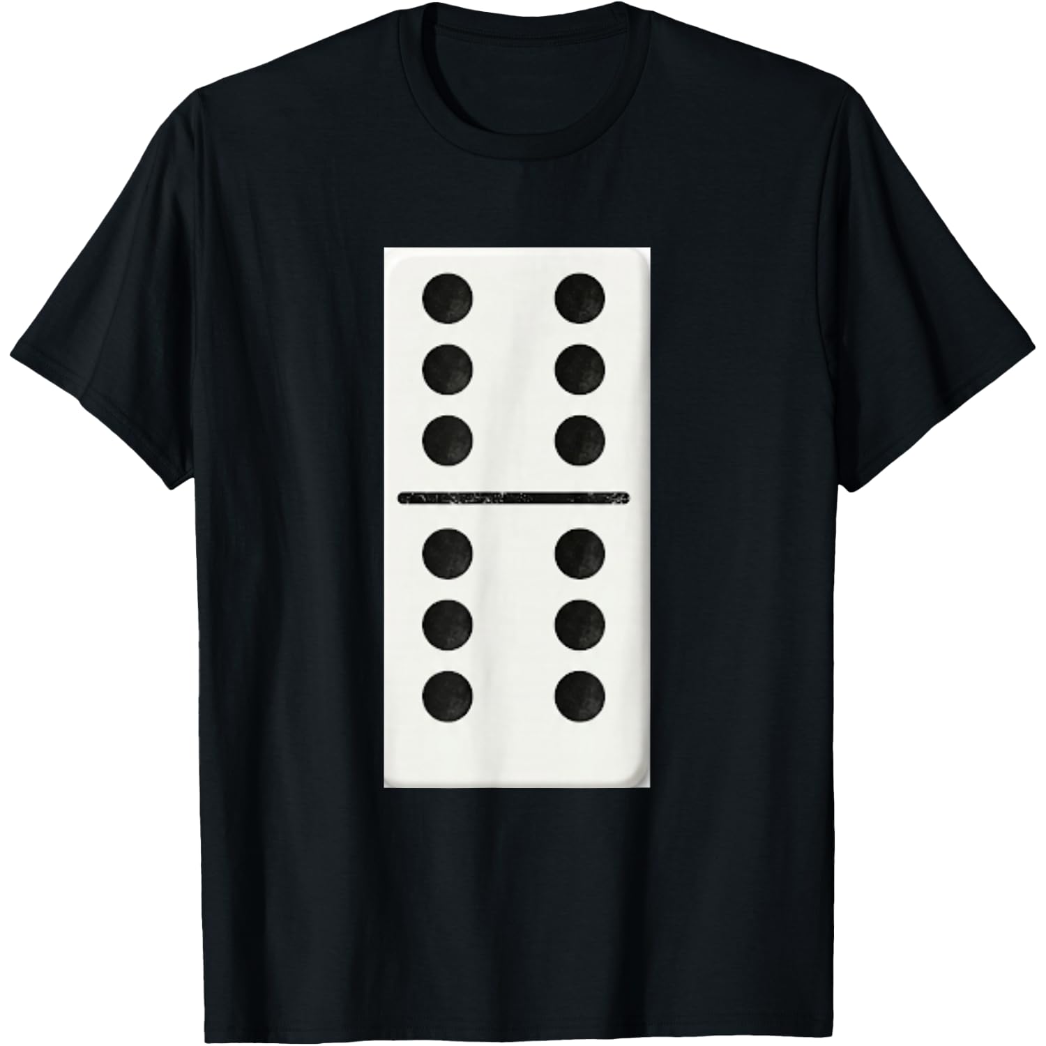 Six Six Dominoes Halloween Costume Domino Game T-Shirt