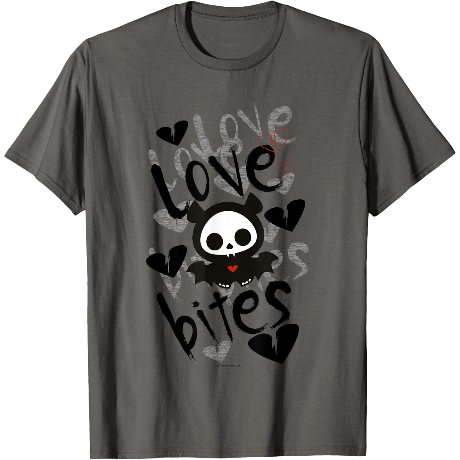 Skelanimals Diego Vintage Bat Pop Art Spooky Heart Icons T-Shirt