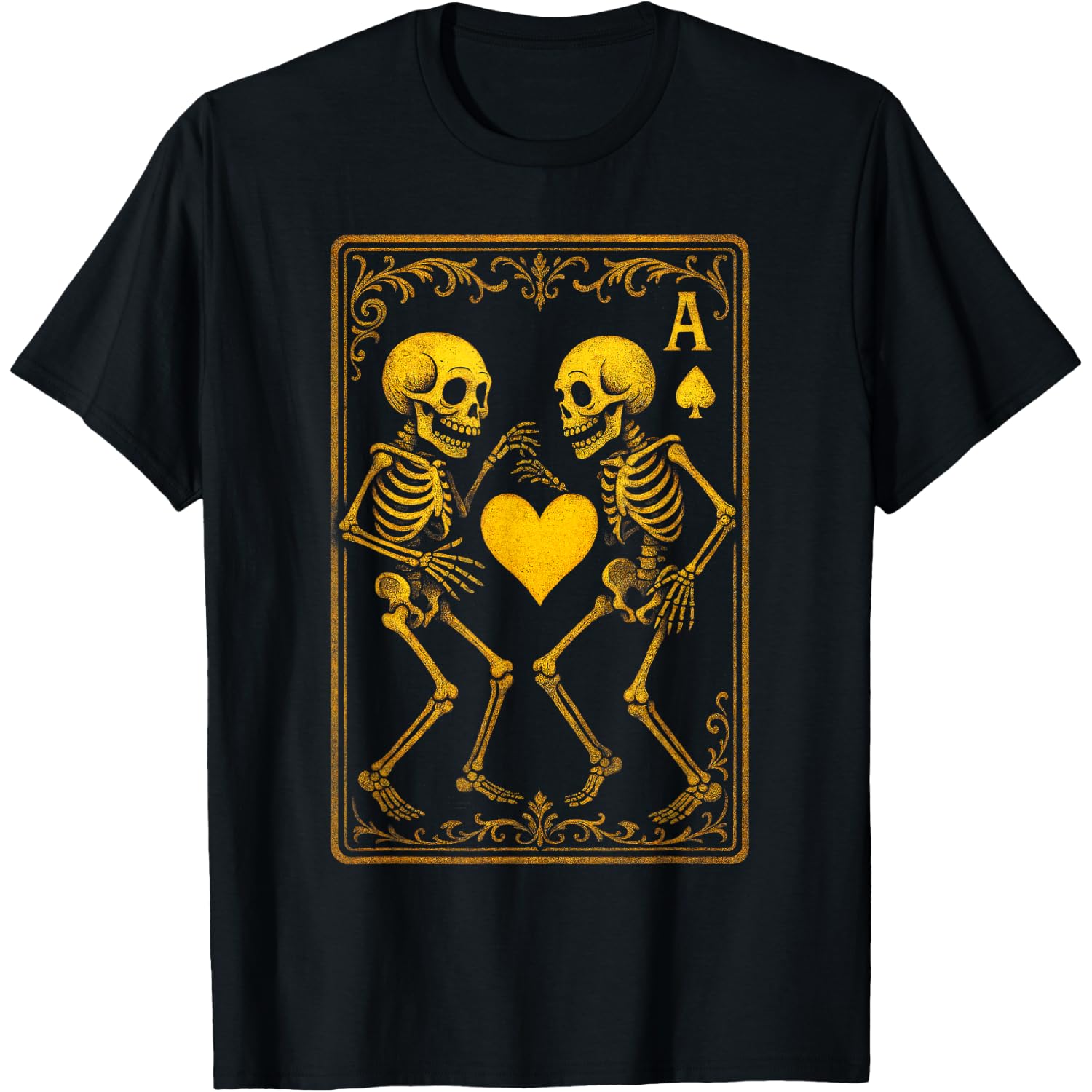 Skeleton Card Halloween T-Shirt