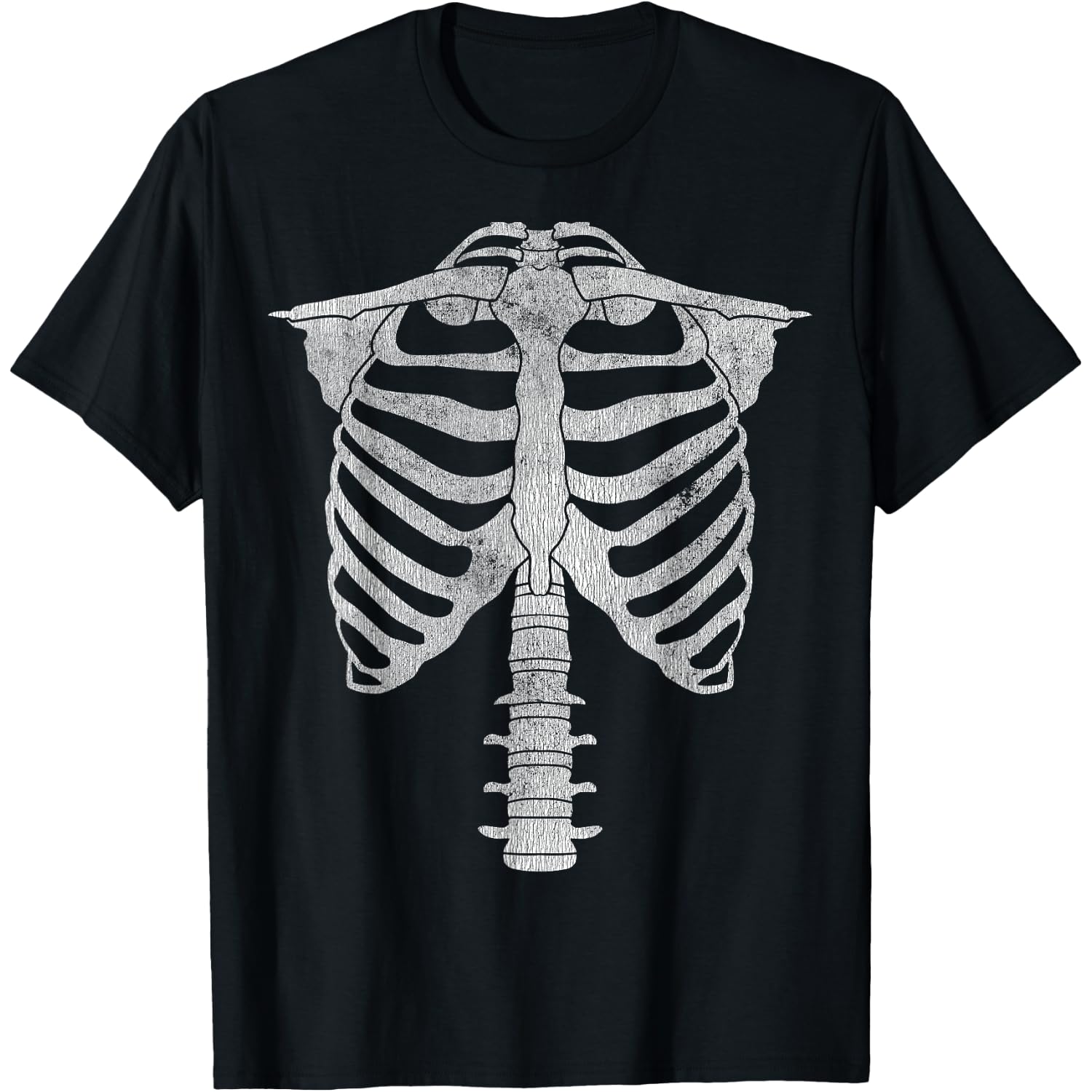 Skeleton Torso Rib Cage Halloween T-Shirt