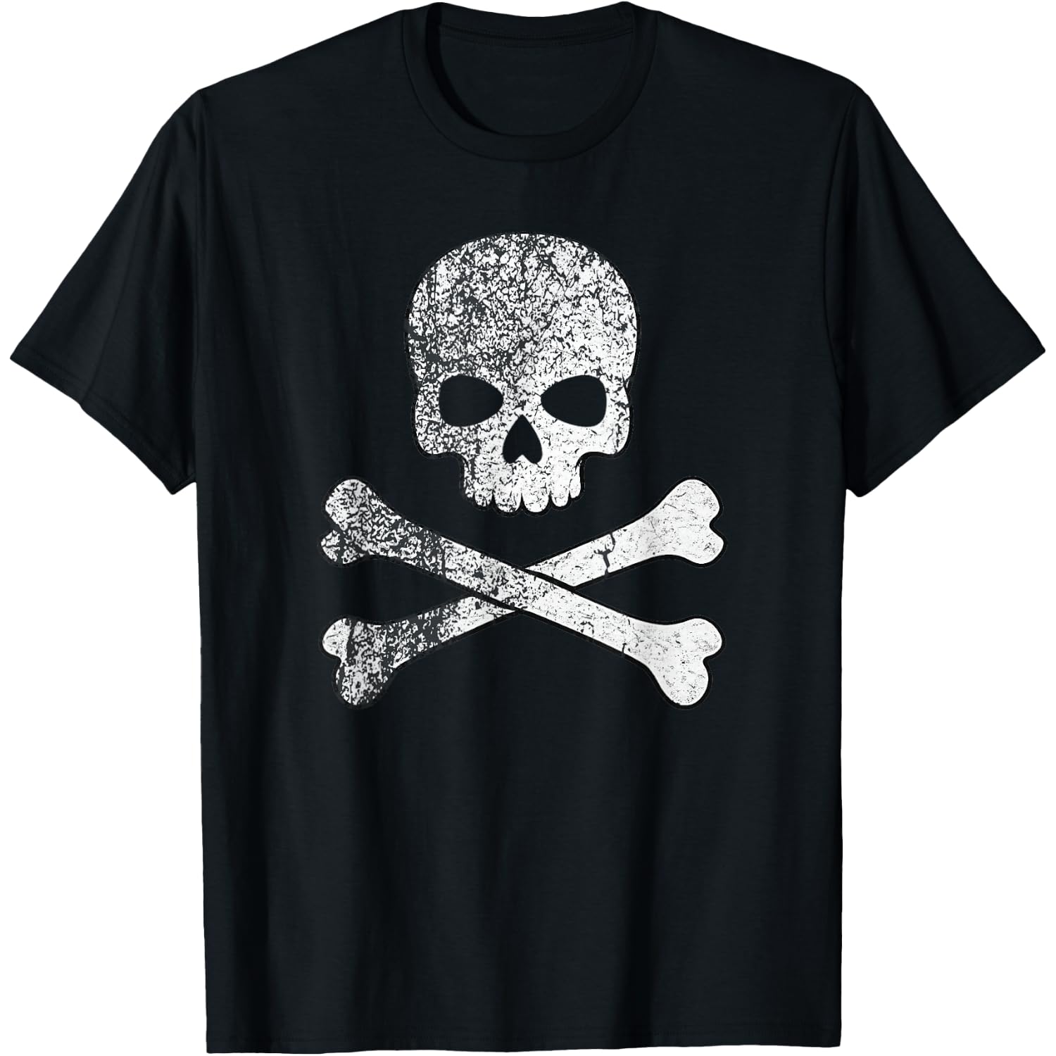 Skull and Crossbones Skeleton Pirate Jolly Roger Boys Girls T-Shirt