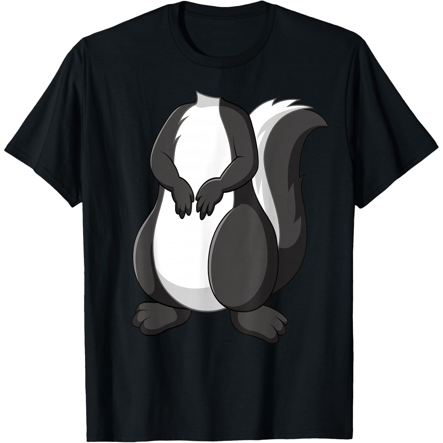 Skunk Shirt Adult Kids Men Women Skunk Costume T-Shirt