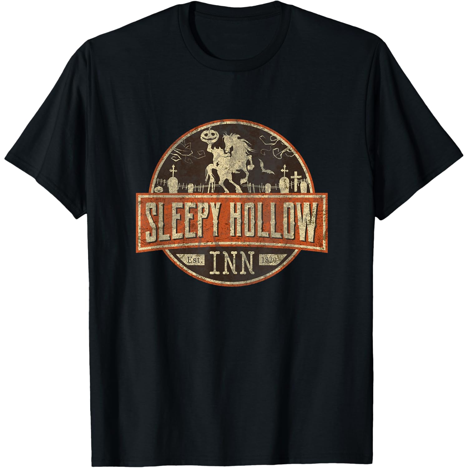 Sleepy Hollow INN Halloween Headless Horseman T-Shirt