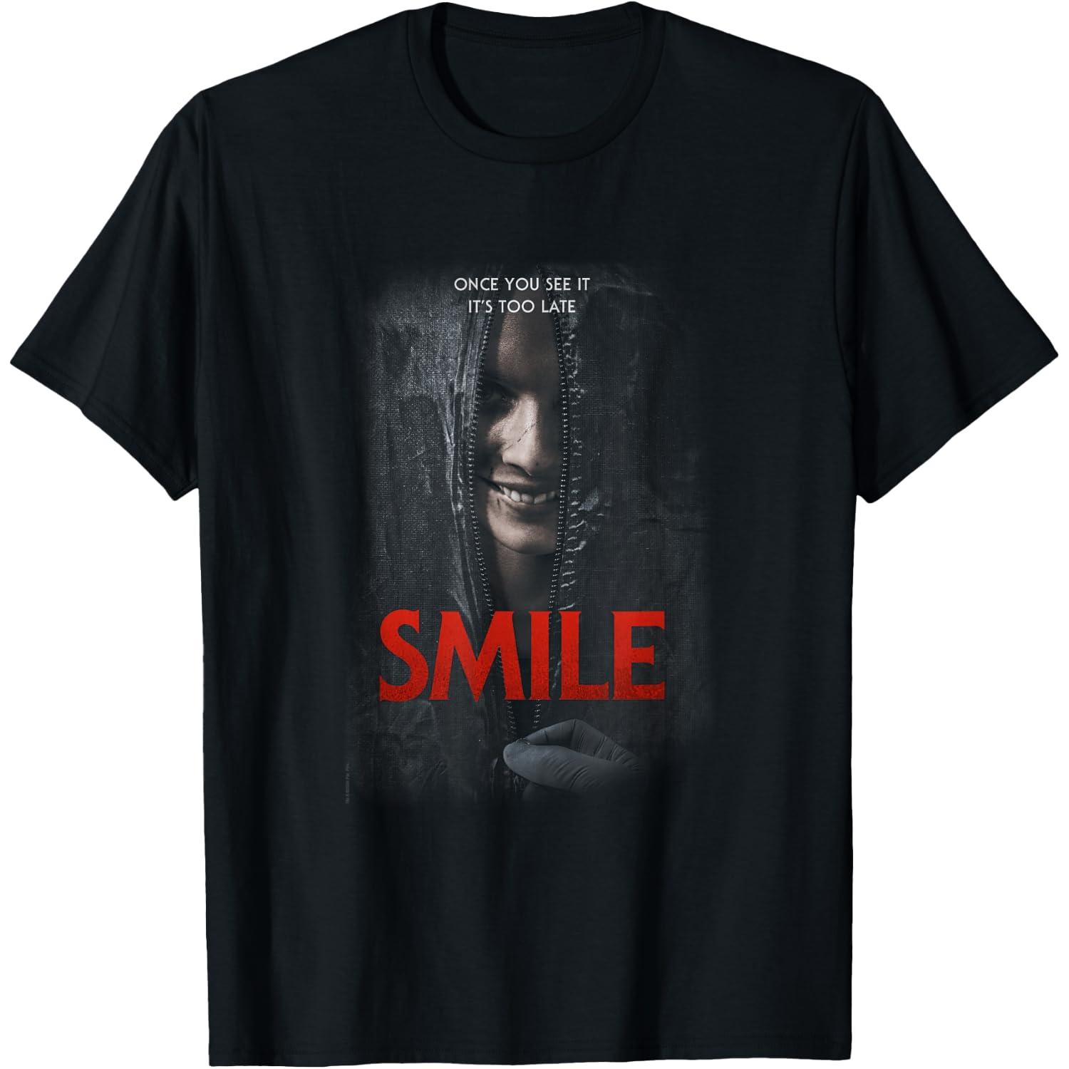 Smile Movie Main Poster Body Bag Slasher T-Shirt