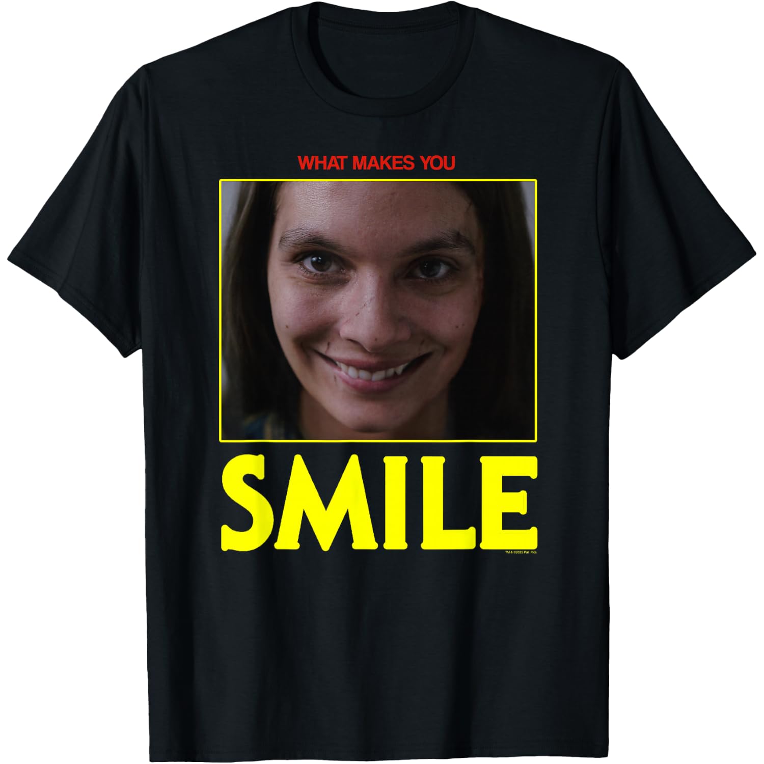 Smile Photo Close-Up Scary Movie T-Shirt