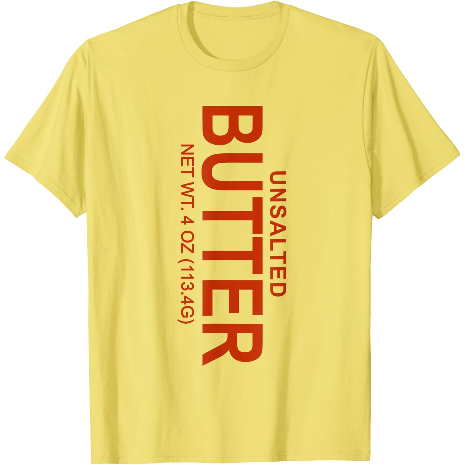 Smooth Unsalted Stick of Butter Halloween Simple Costume T-Shirt