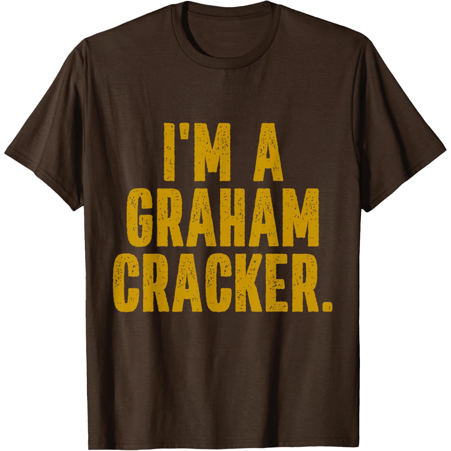 Smores Halloween Costume I'm a Graham Cracker Instant Lazy Halloween Costume Party T-Shirt