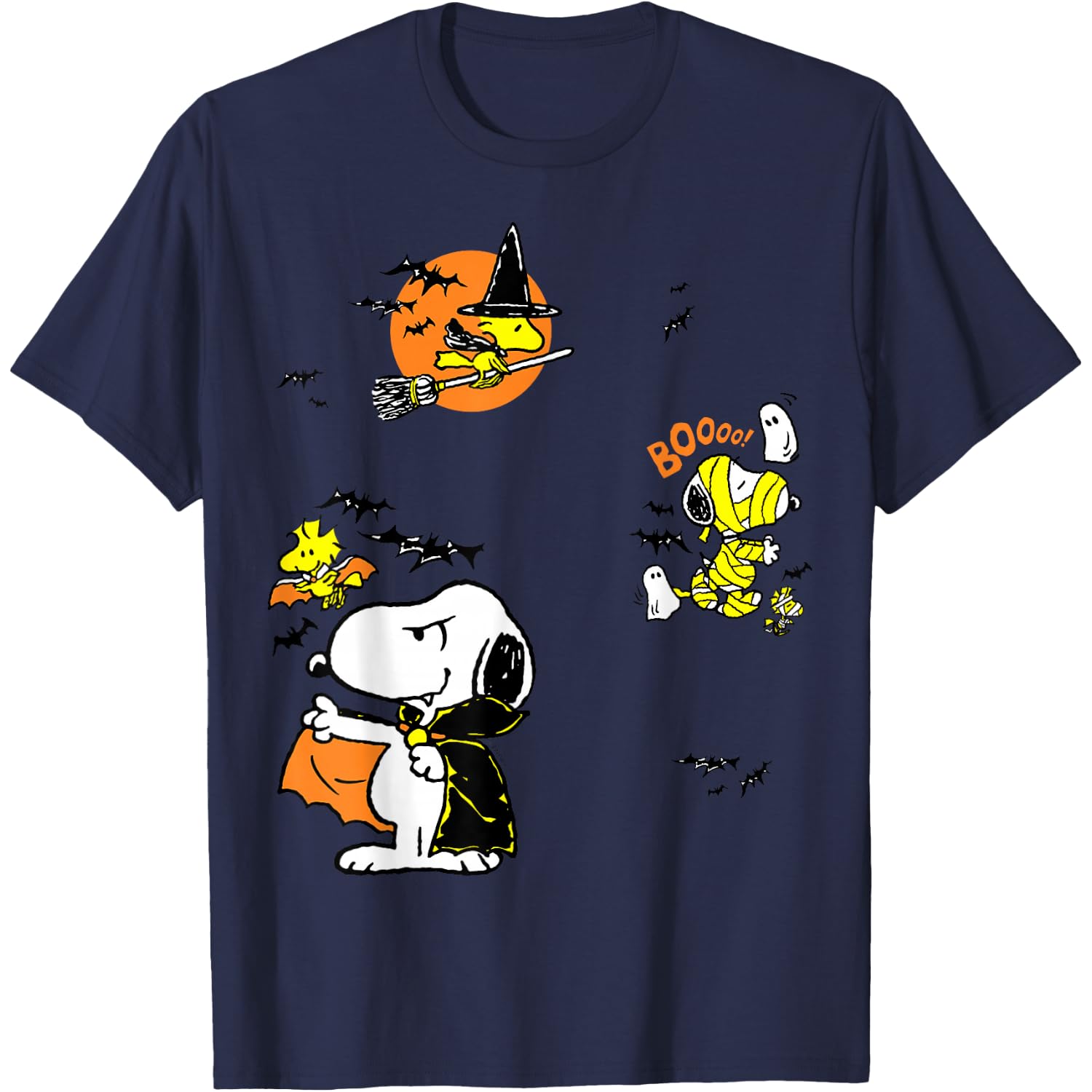 Snoopy and Woodstock Halloween Fun T-Shirt