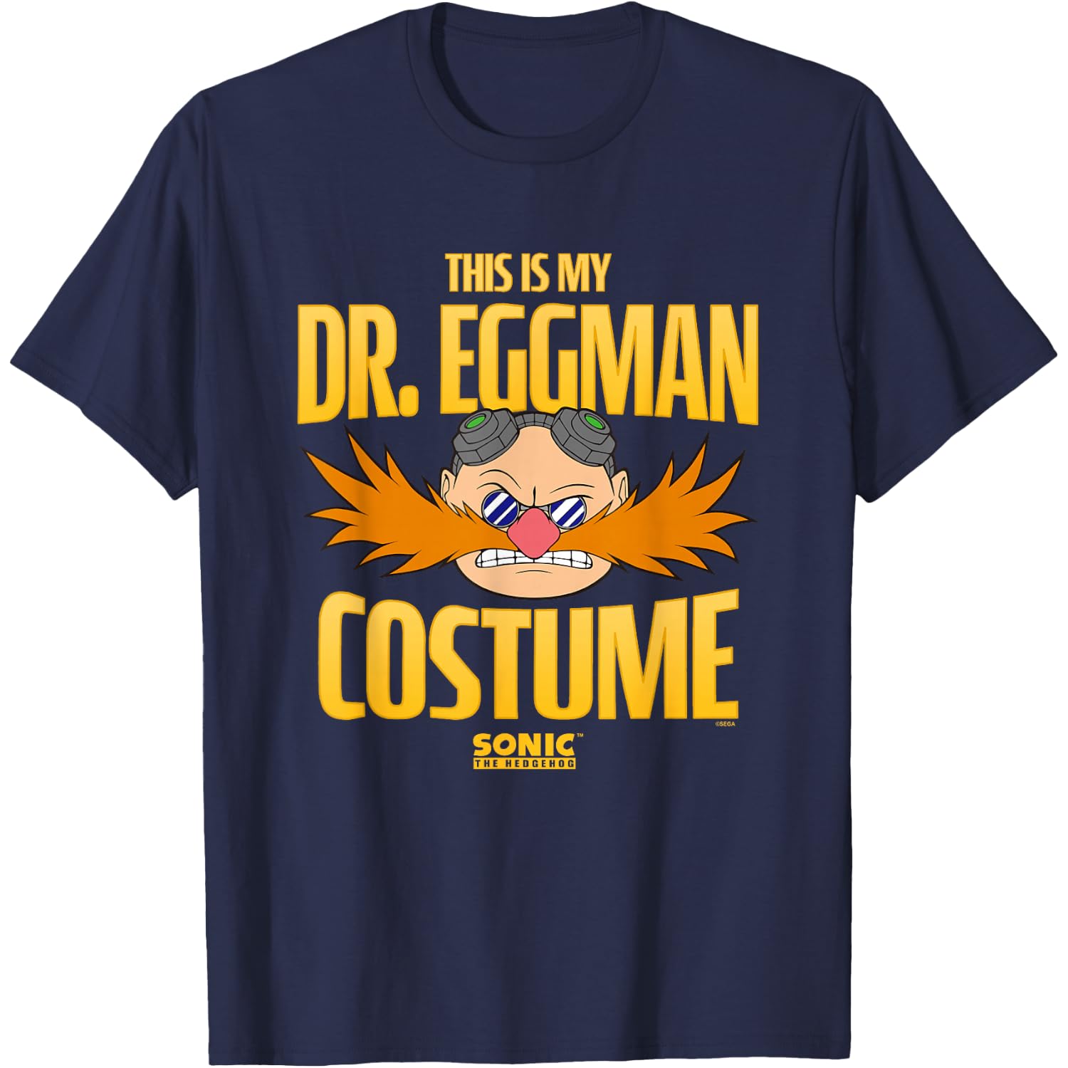Sonic The Hedgehog Halloween This is My Dr. Eggman Costume T-Shirt