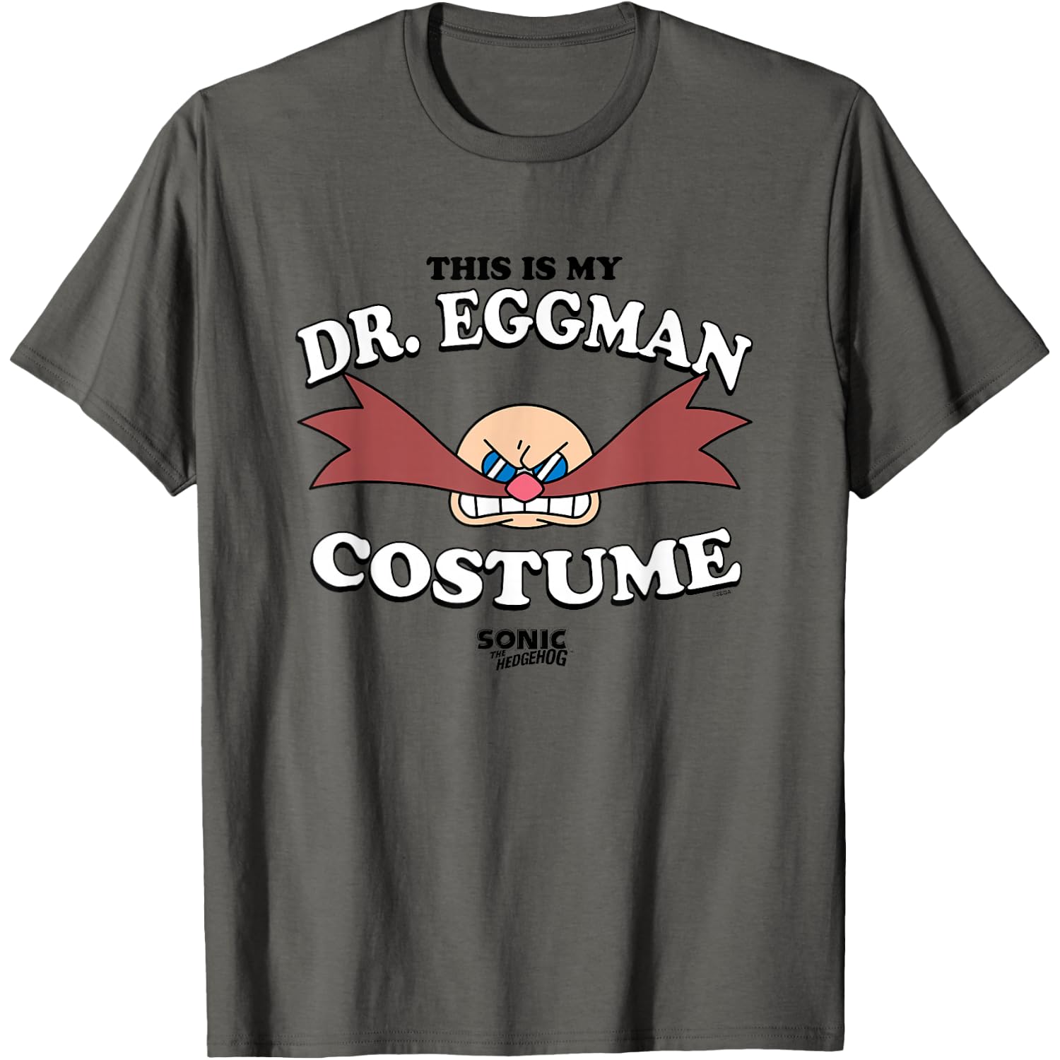Sonic The Hedgehog Halloween This is My Eggman Retro Costume T-Shirt