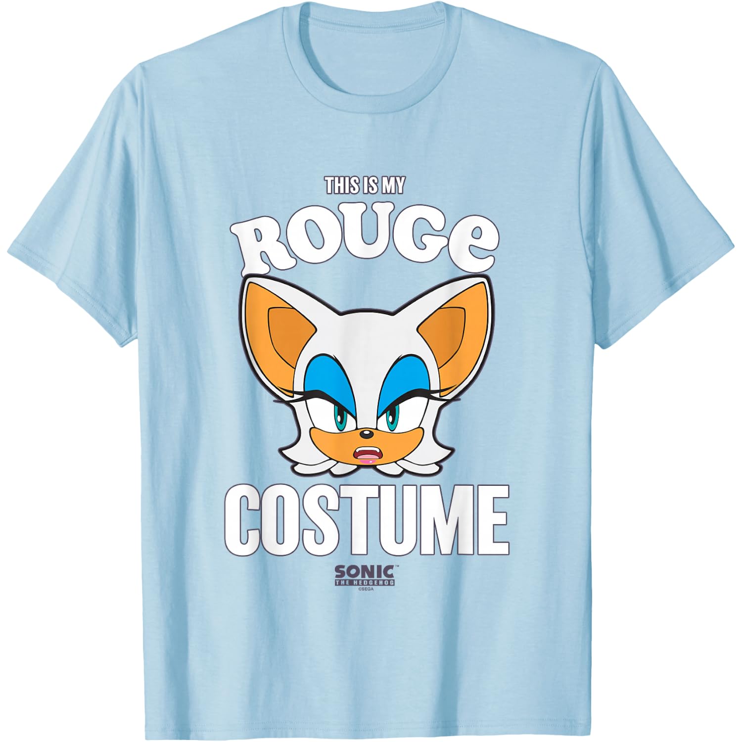 Sonic The Hedgehog Halloween This is My Rouge Costume T-Shirt