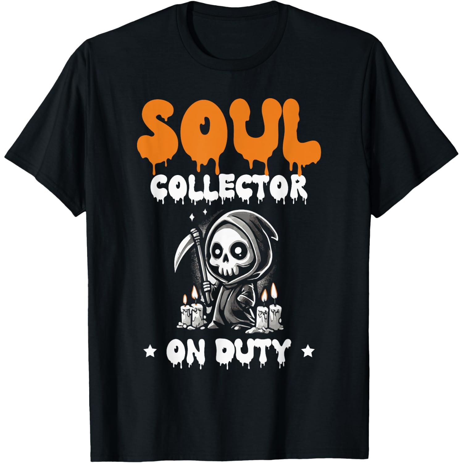 Soul Collector On Duty Grim Reaper T-Shirt