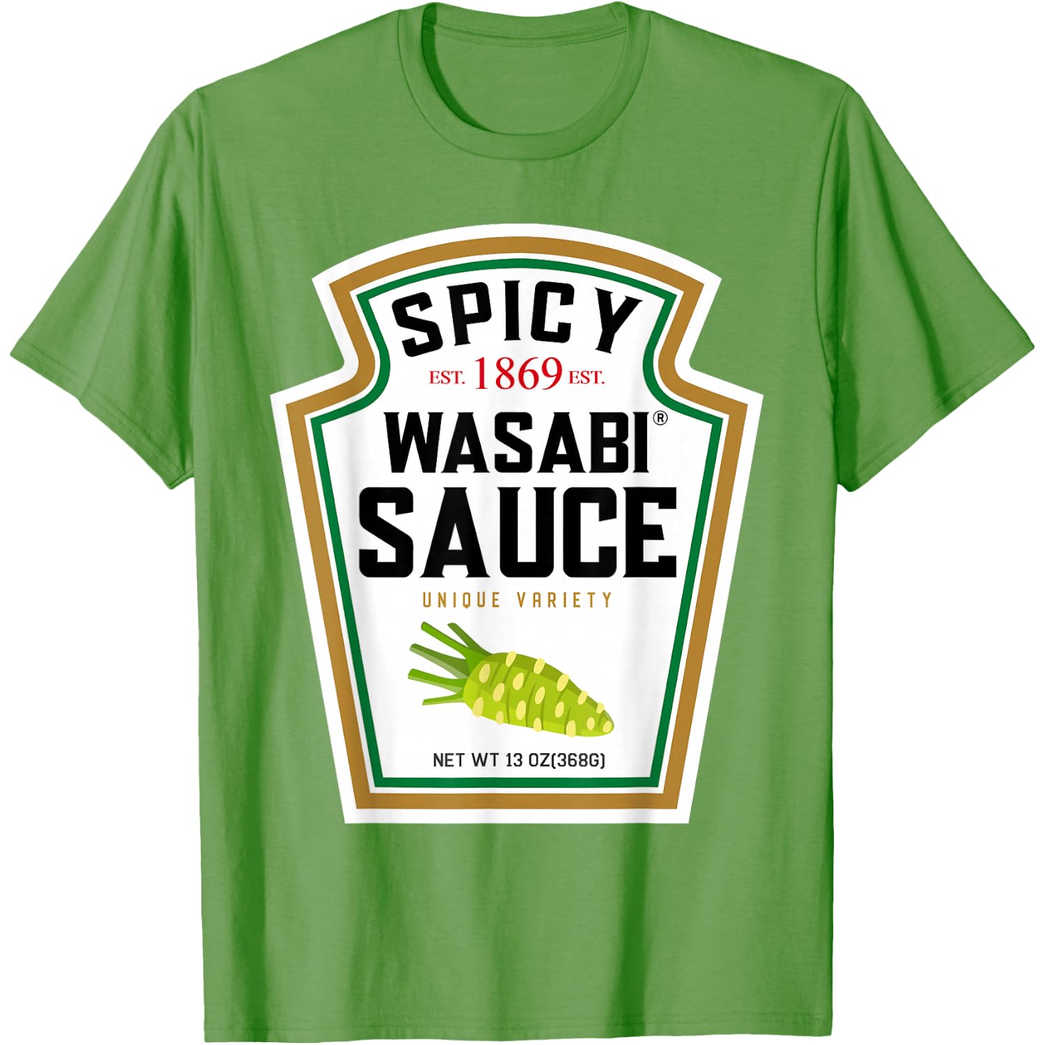 Spicy Wasabi Sauce Halloween Costume Matching Couples Group T-Shirt