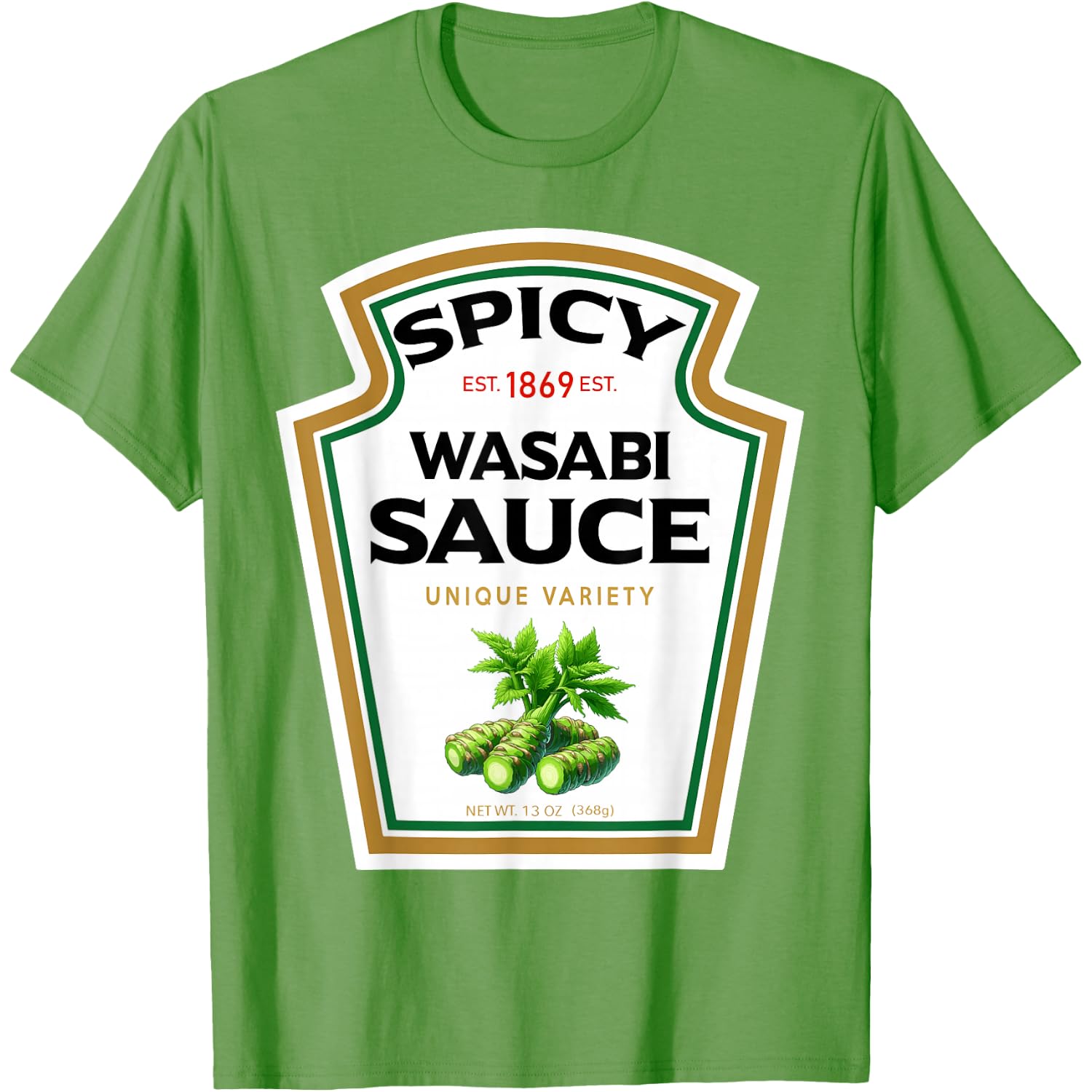Spicy Wasabi Sauce Halloween Costume Matching Couples Group T-Shirt