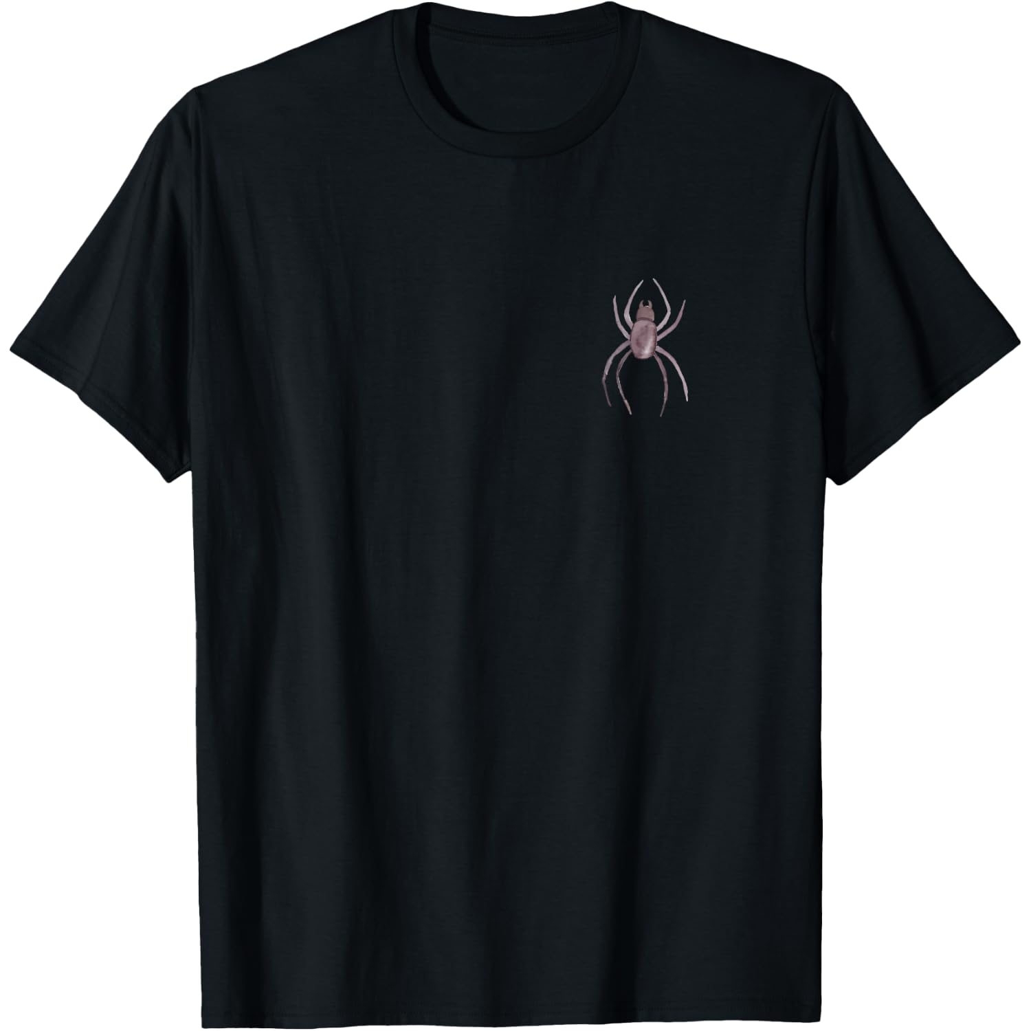 Spider Halloween Subtle Minimal Scary Funny Trick Or Treat T-Shirt
