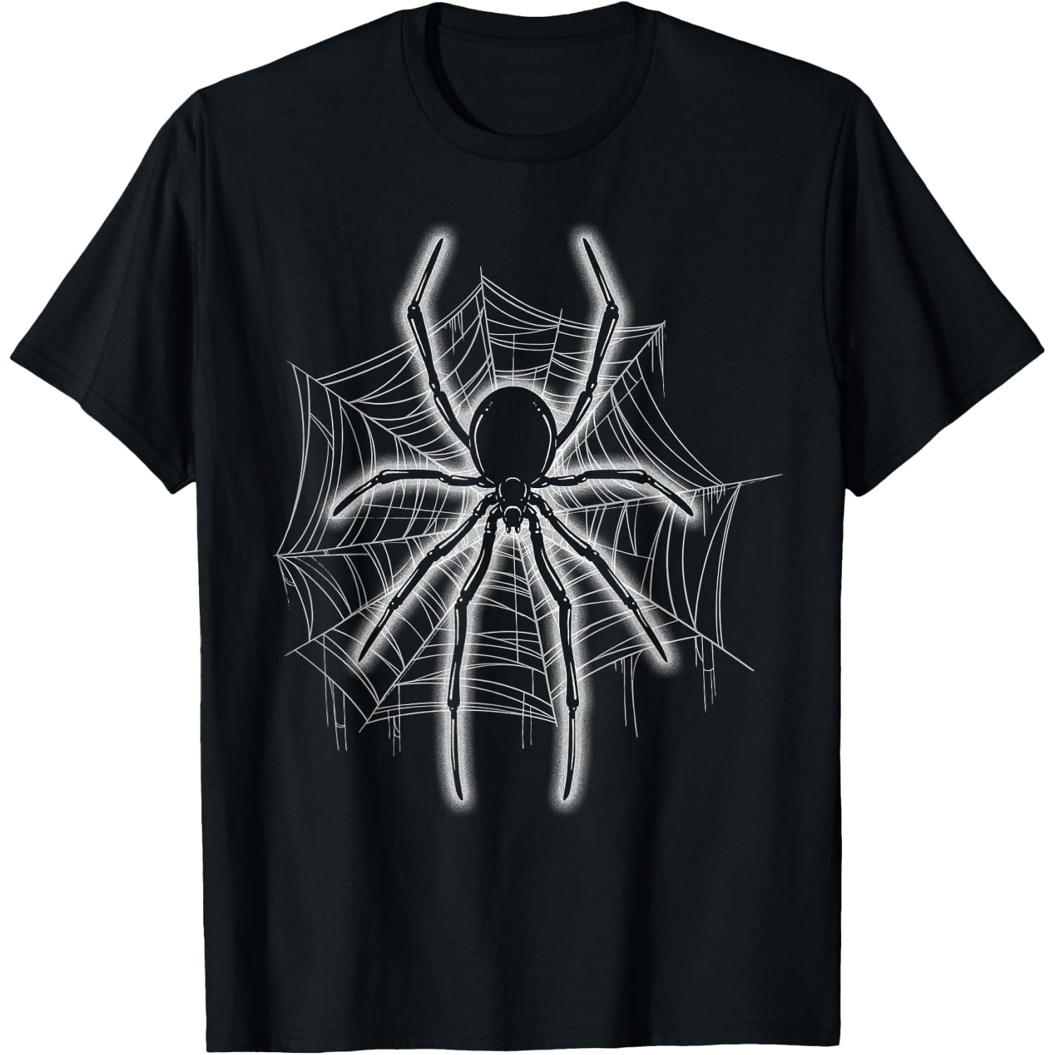 Spider Web Spider Lover Gift Lazy Halloween Costume T-Shirt