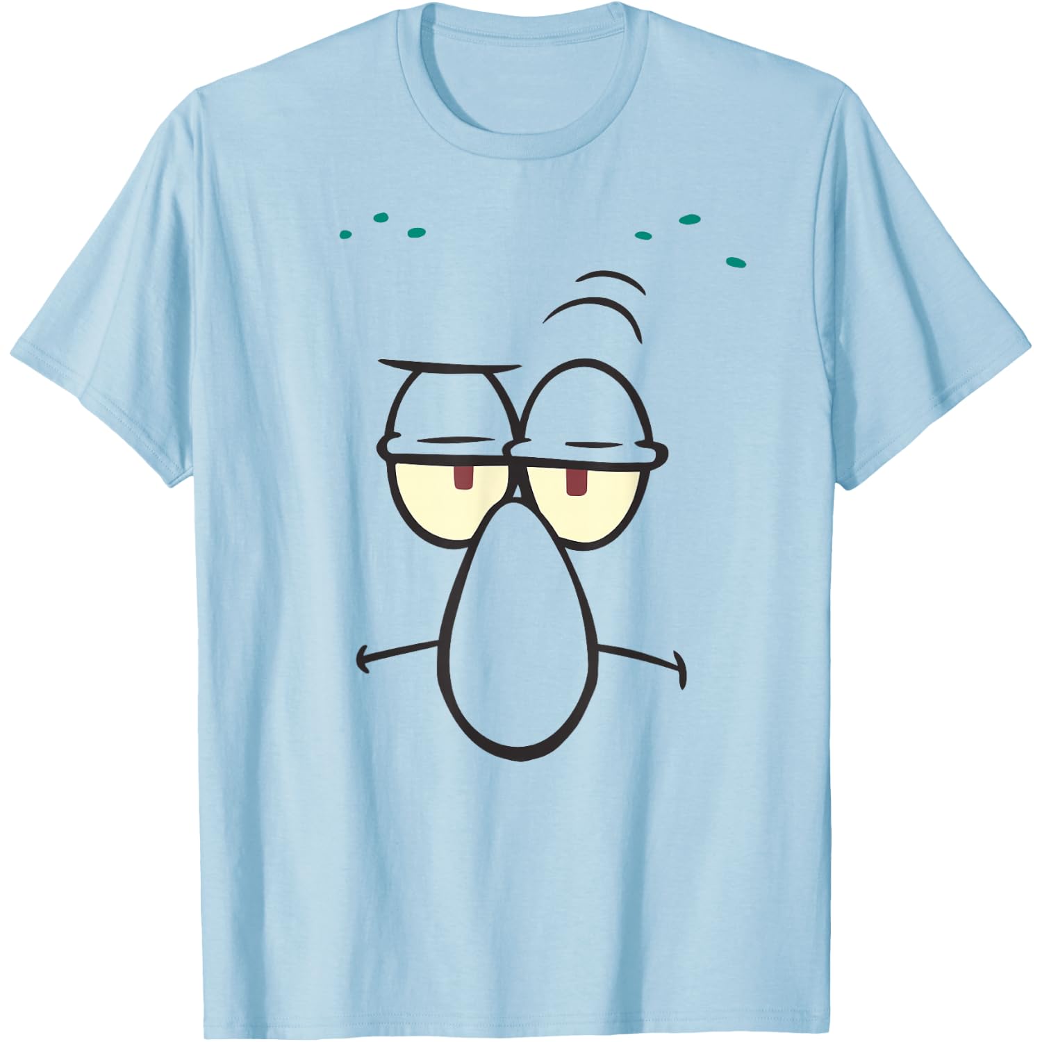 Spongebob Squarepants Halloween Squidward Big Face Costume T-Shirt