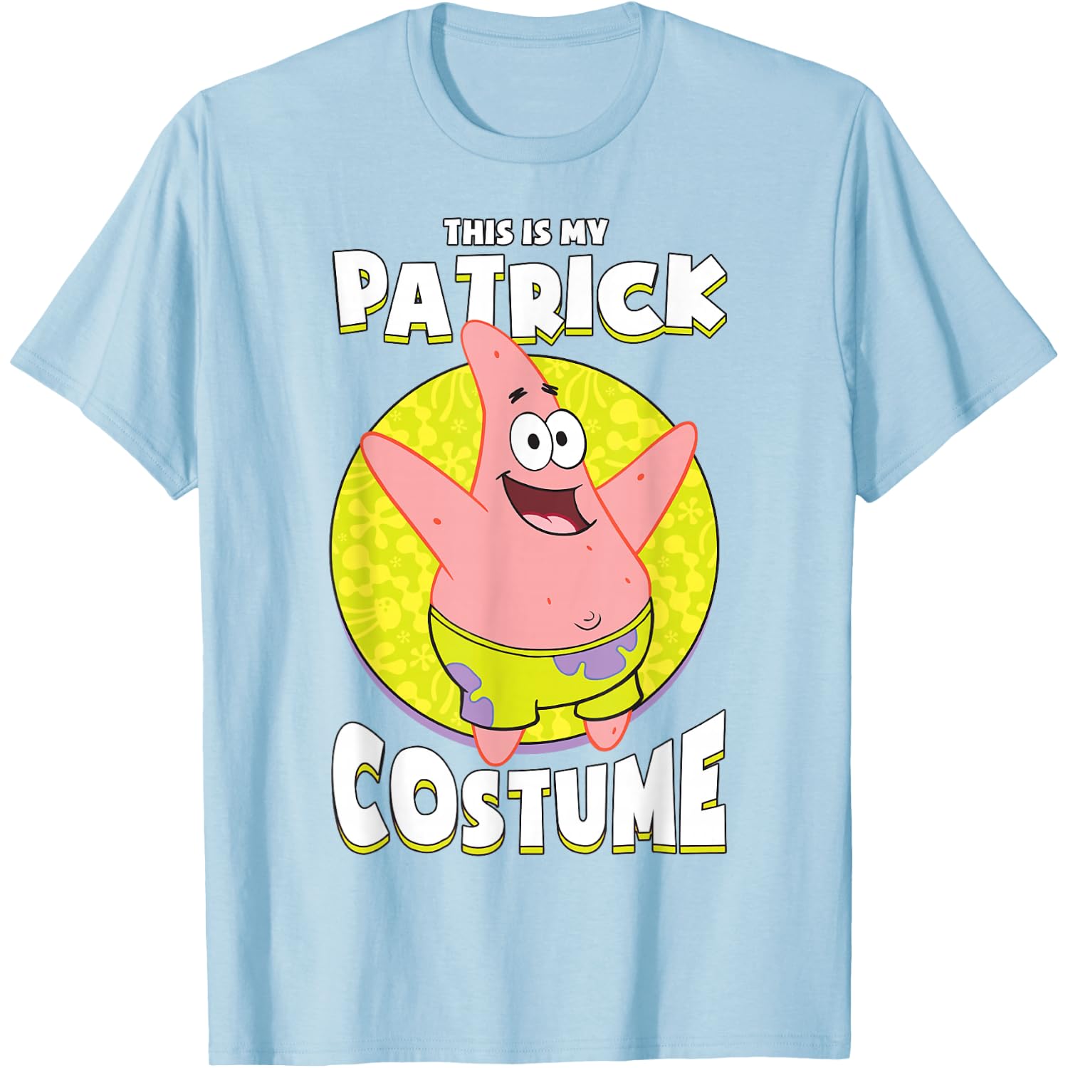 Spongebob Squarepants Halloween This is My Patrick Costume T-Shirt