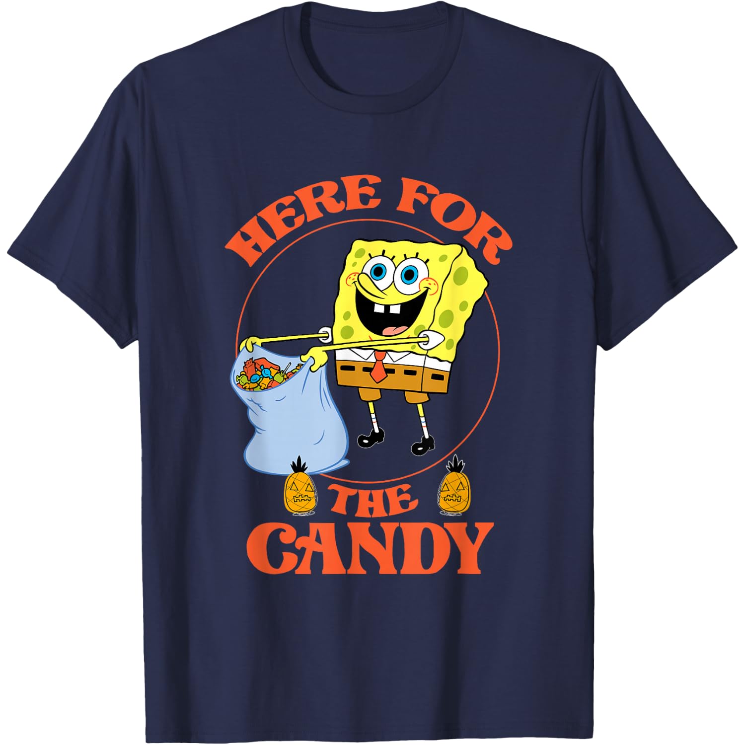 Spongebob Squarepants Here for The Candy Halloween T-Shirt