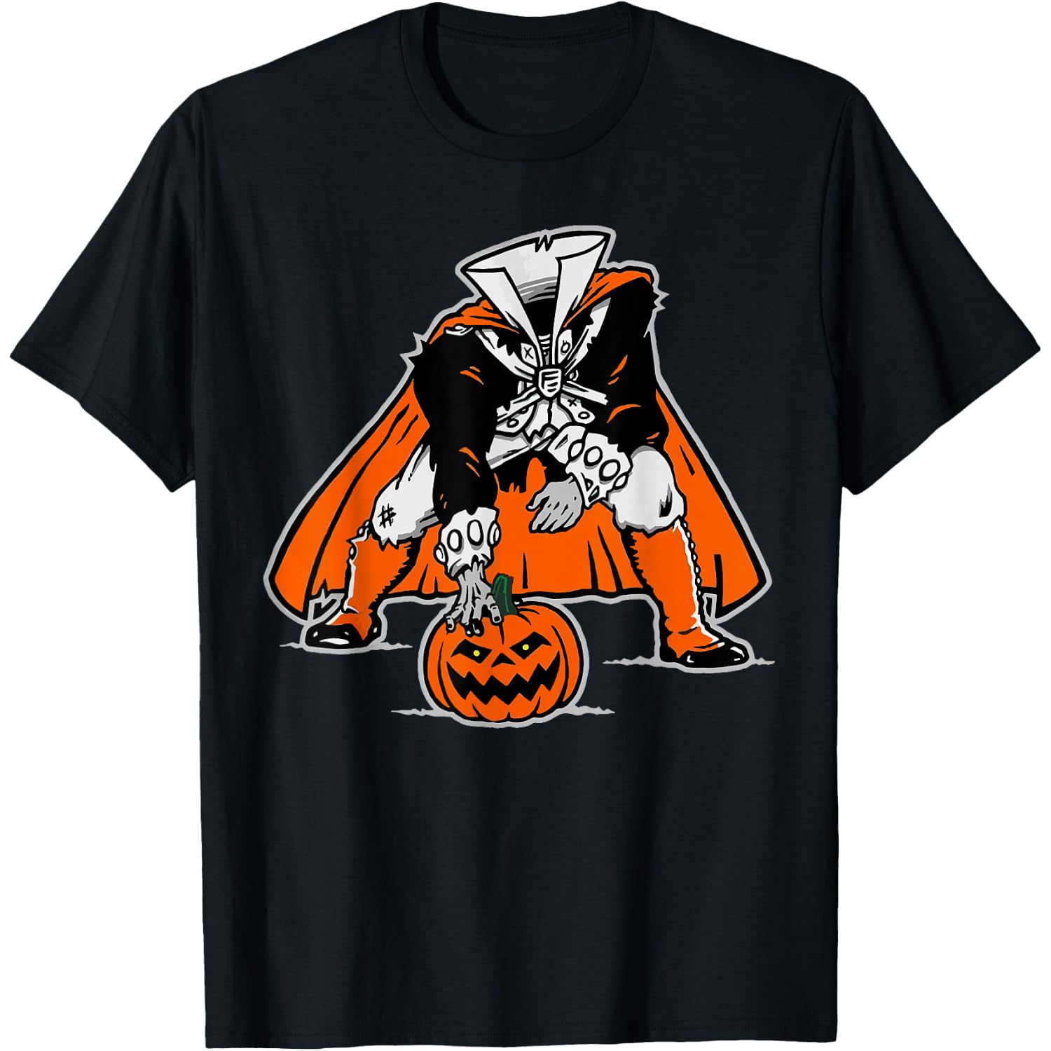 Stance Headless Horseman Pumpkin Halloween T-Shirt