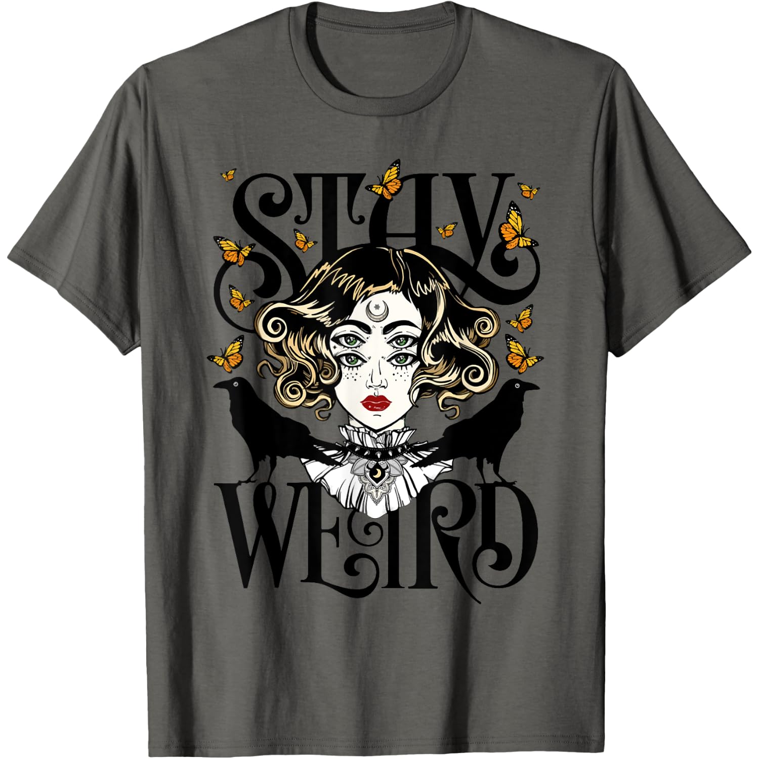Stay Weird | Rose and The Ravens | Devil Girl T-Shirt