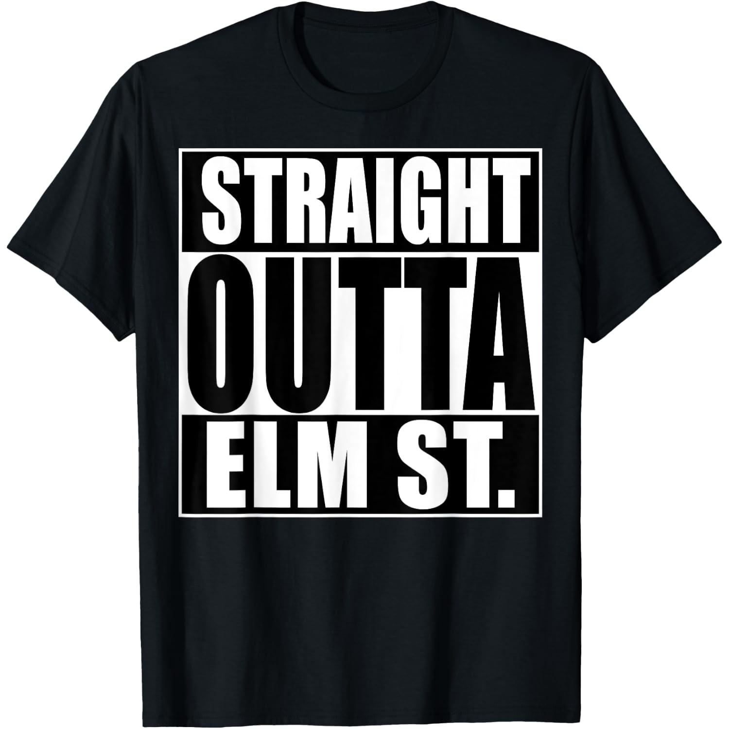 Straight OUTTA ELM STREET funny Halloween T-Shirt