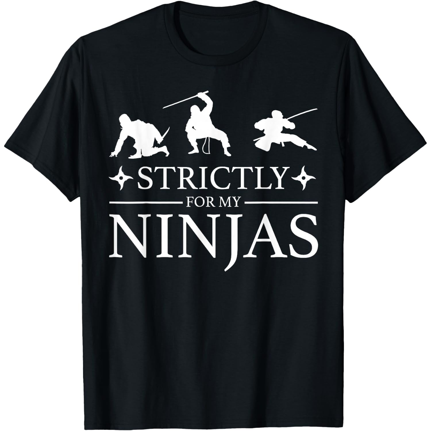 Strictly For My Ninjas Funny Hip Hop Music Ninja Rap Pun T-Shirt