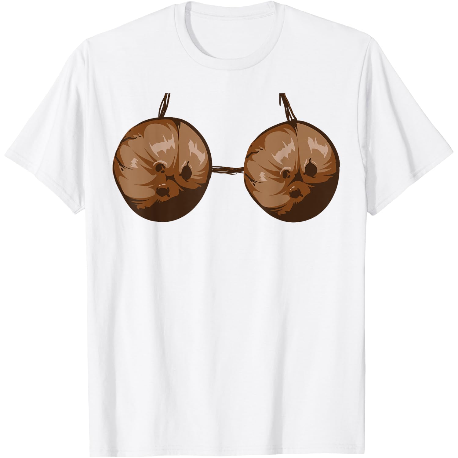 Summer Coconut Bra Halloween Costume Funny Outfit Gift T-Shirt
