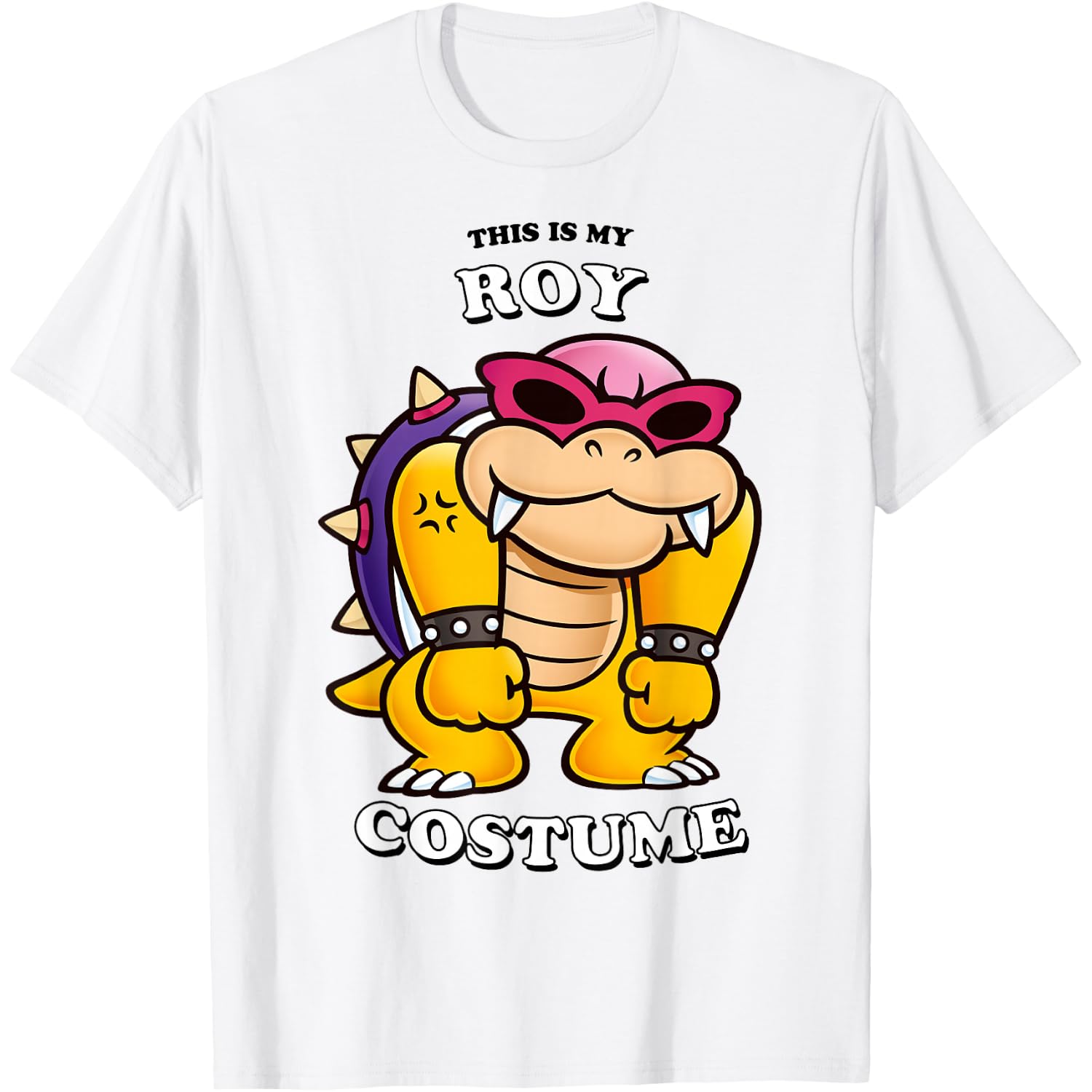 Super Mario Bros Halloween This is My Roy Koopa Costume T-Shirt