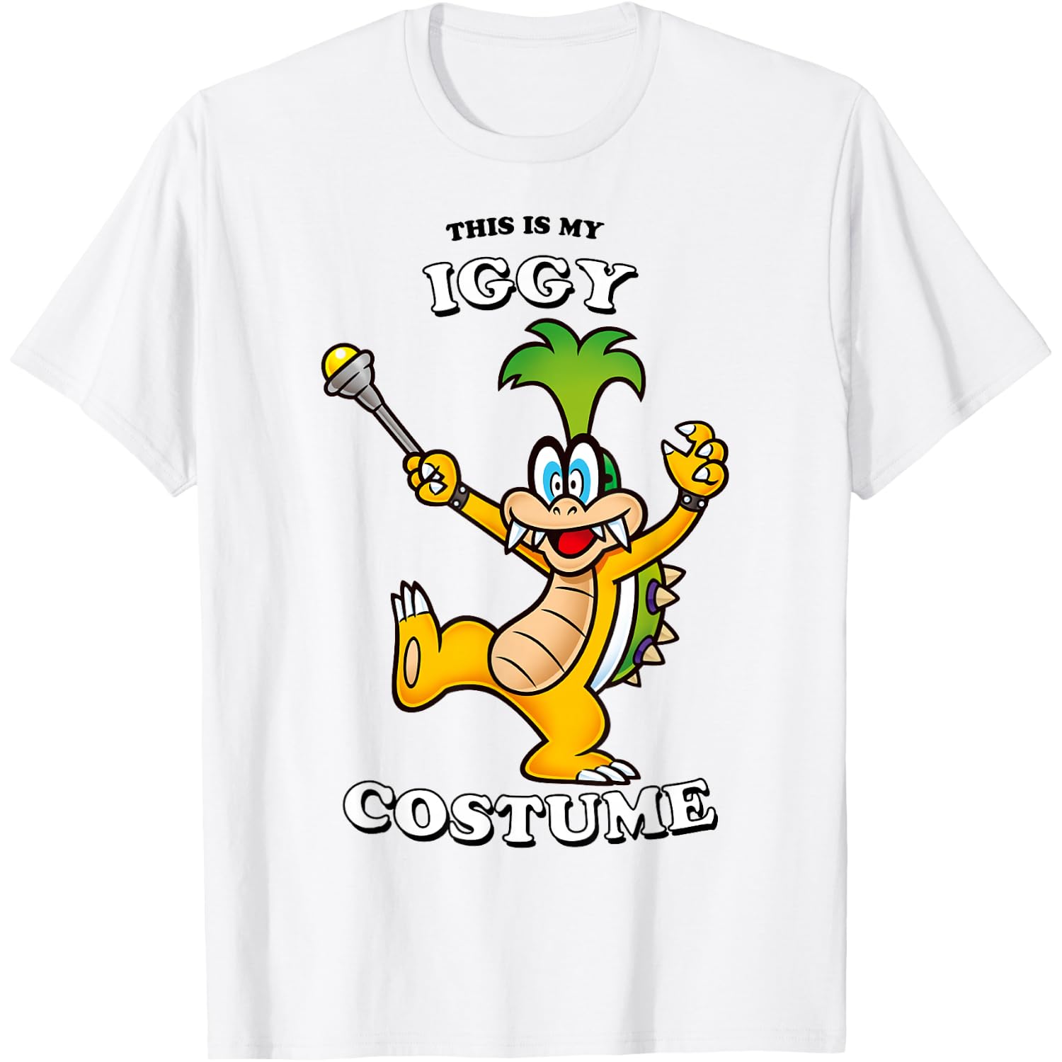 Super Mario Halloween This is My Iggy Costume T-Shirt