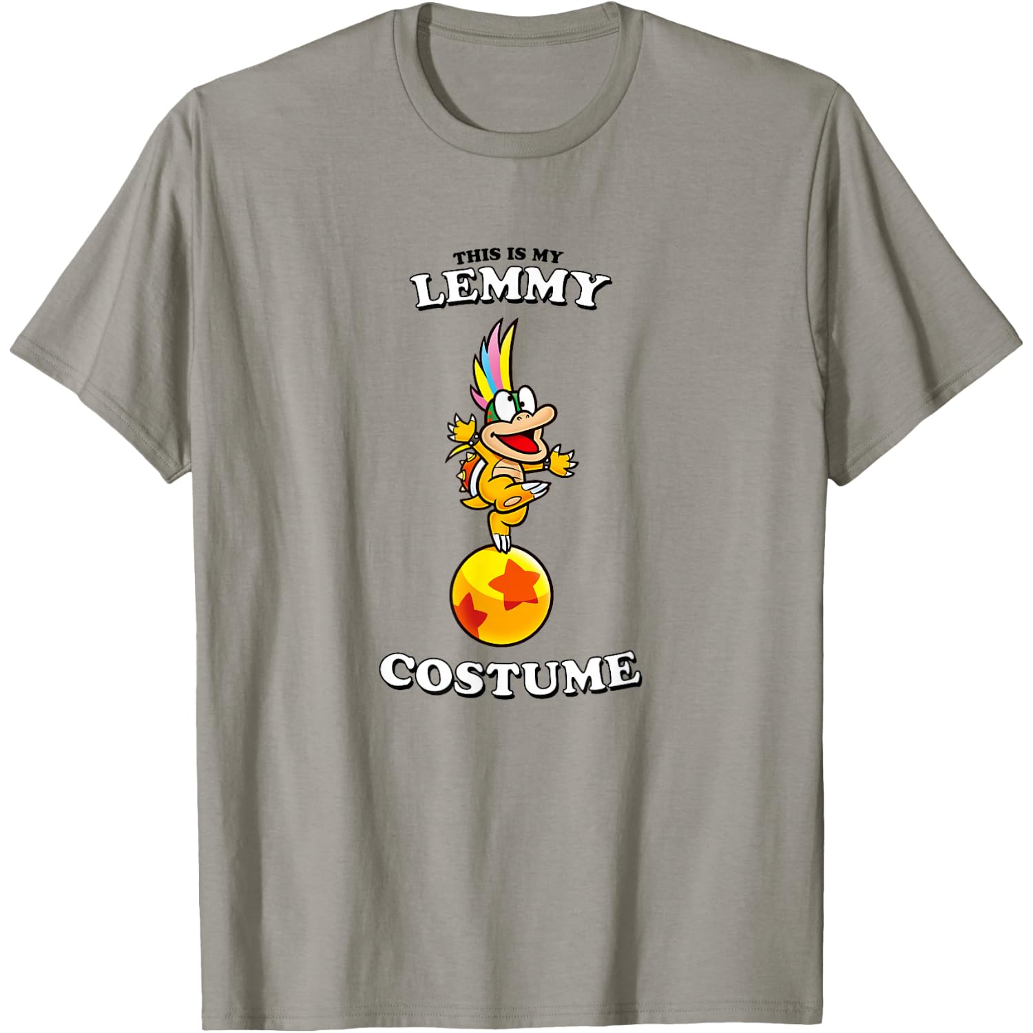 Super Mario Halloween This is My Lemmy Costume T-Shirt