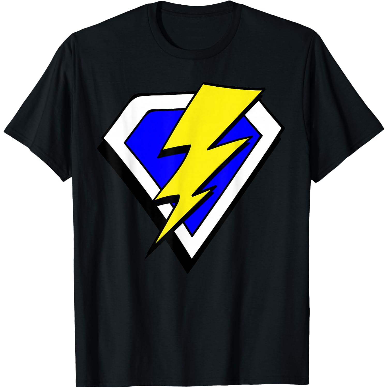 Superhero Lightning Bolt Hero T Shirt
