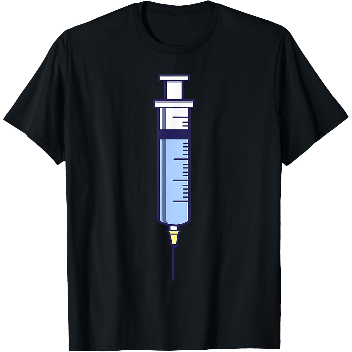 Syringe Costume Funny Needle Dress Up Cosplay Halloween Idea T-Shirt