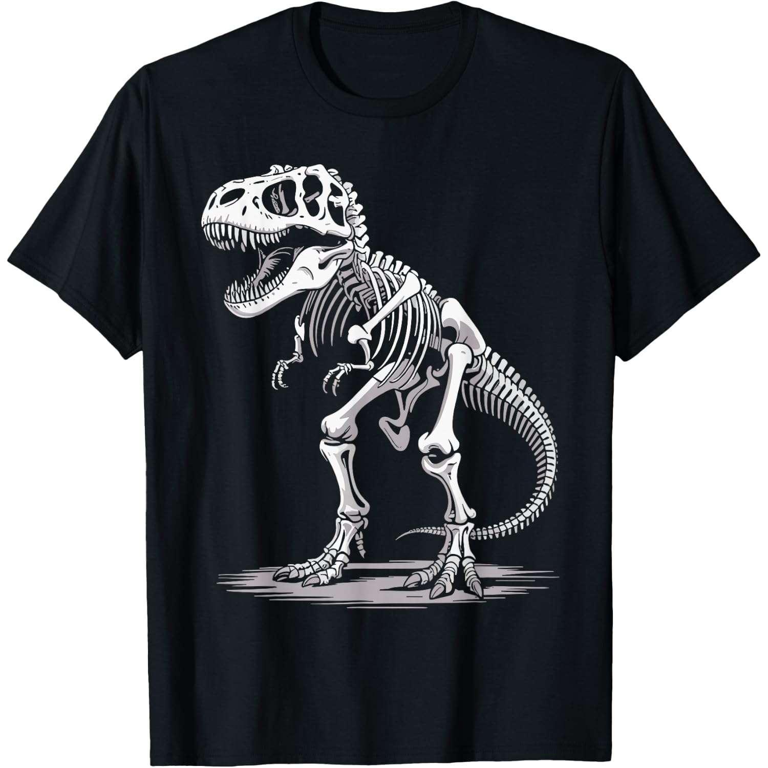 T-Rex Skeleton Dino Bones Paleontology Dinosaur Kids T-Shirt