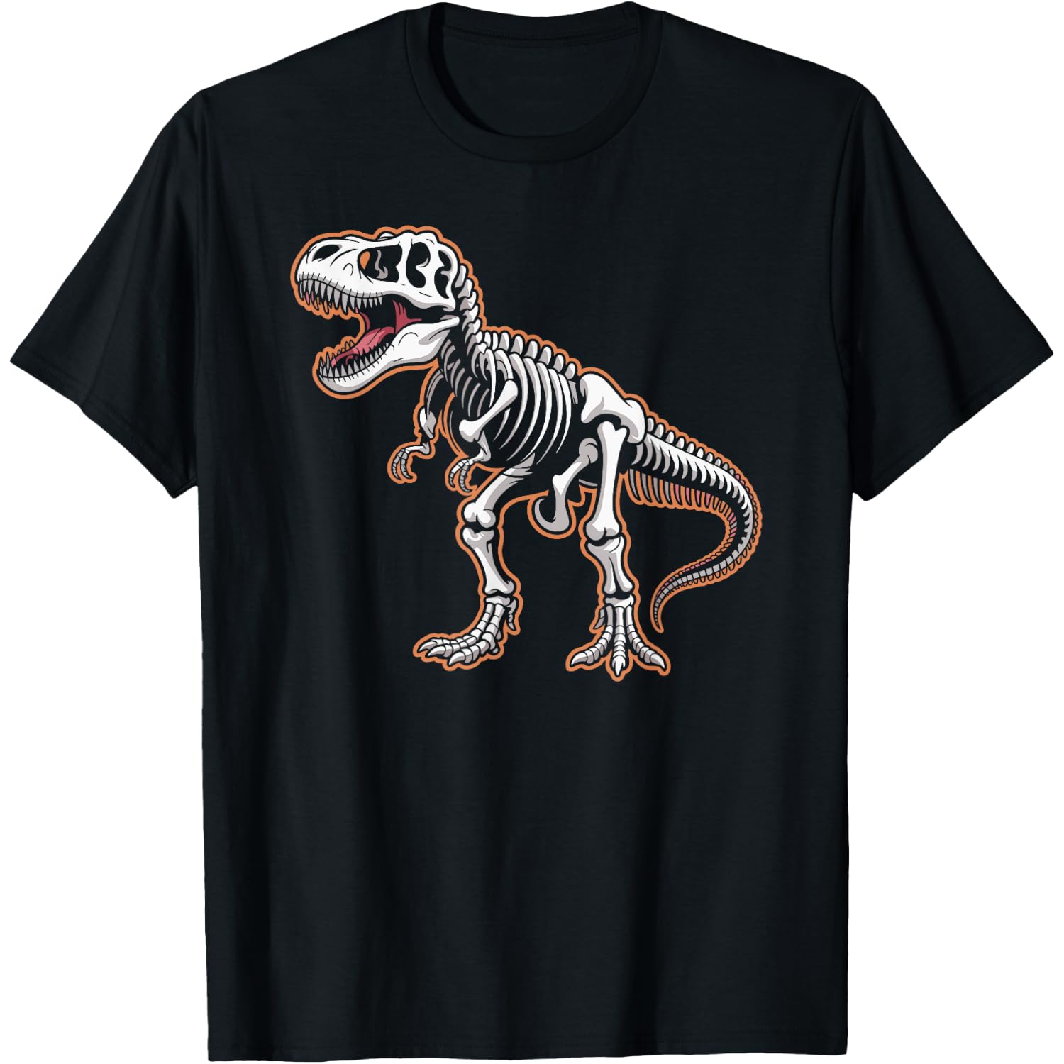 T-Rex Skeleton Dino Bones Paleontology Dinosaur Kids T-Shirt