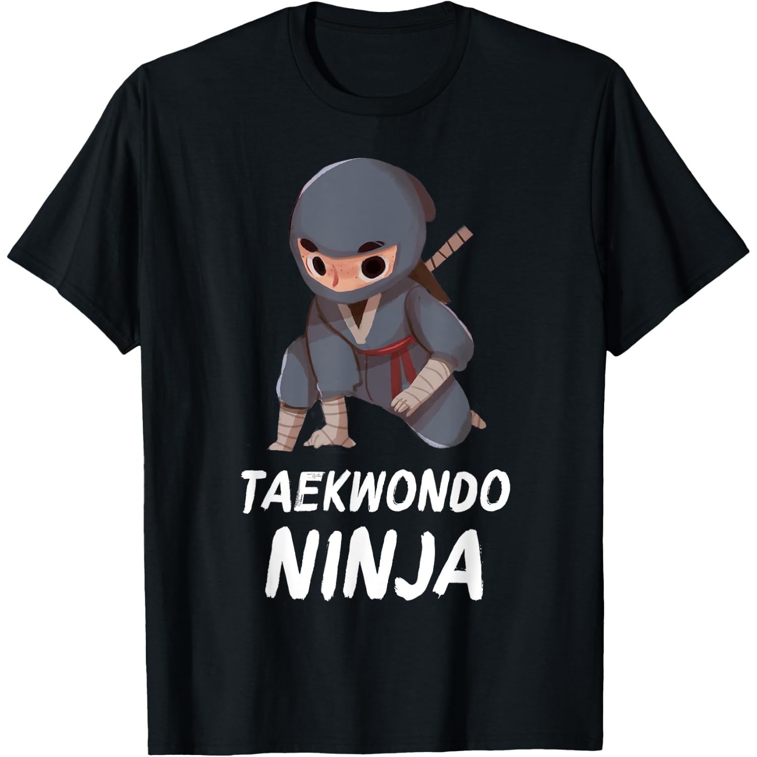 Taekwondo Ninja Boy Funny Martial Arts Sports T-Shirt