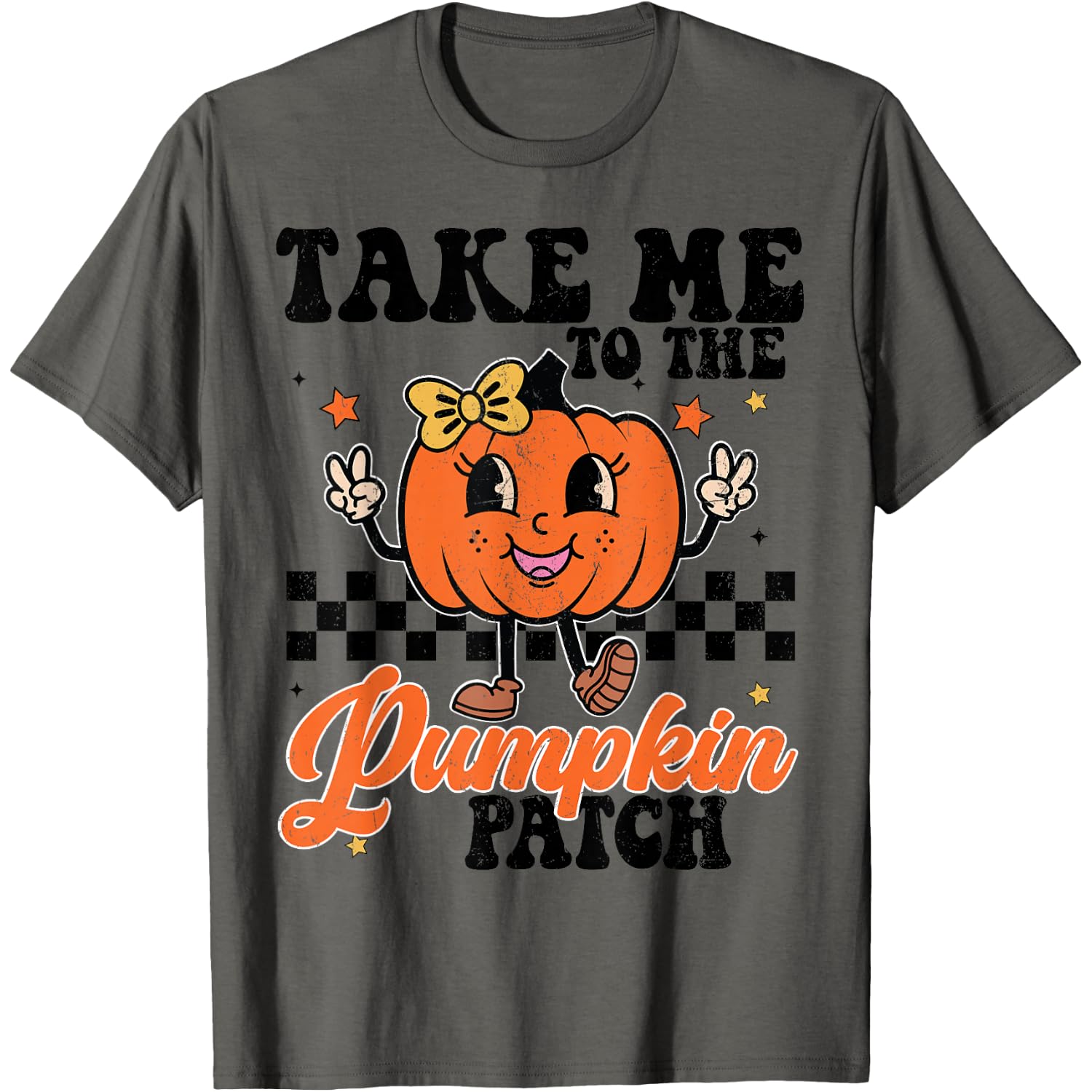 Take Me to Pumpkin Patch Girl Thanksgiving Turkey Trot Tutu T-Shirt