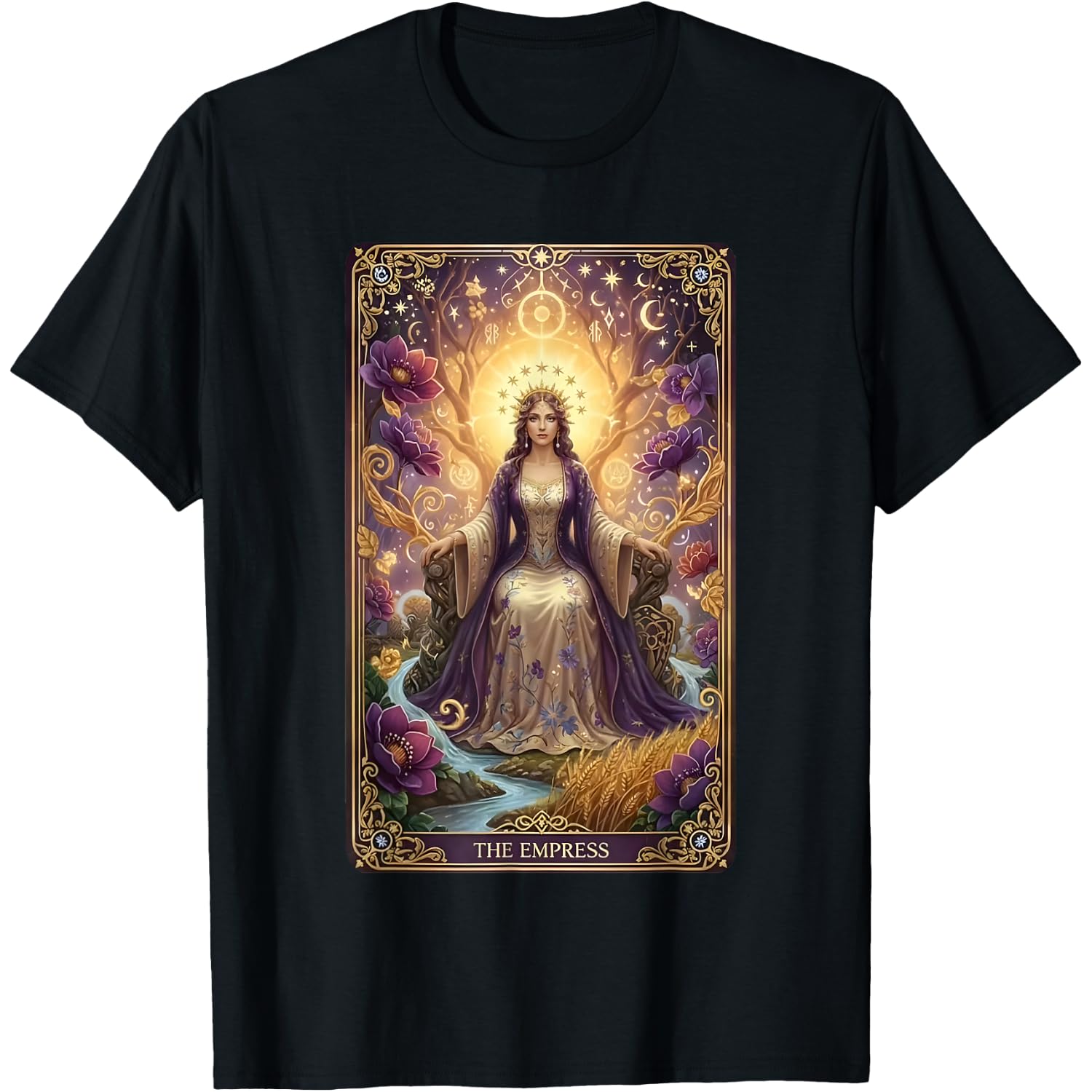 Tarot Card The Empress for Women's Power Halloween T-Shirt