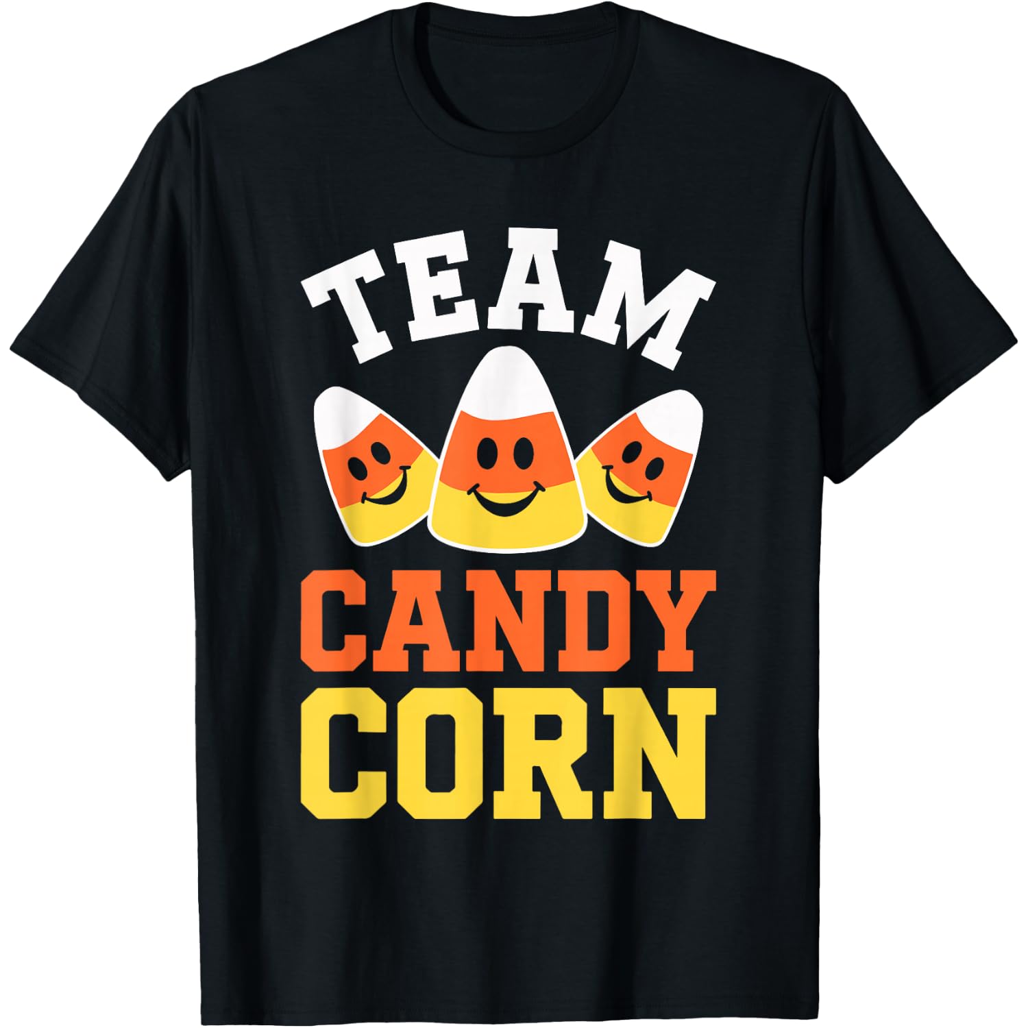 Team Candy Corn Shirt Adult Kids Men Women Halloween Costume T-Shirt