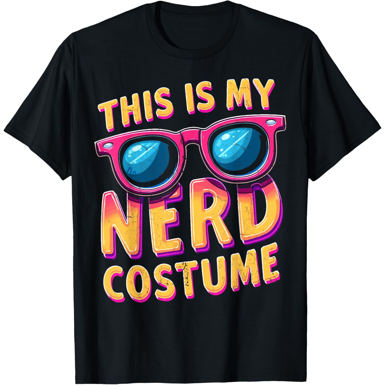 Tech Nerd This Is My Nerd Costume Nerdy Halloween Nerd Humor T-Shirt