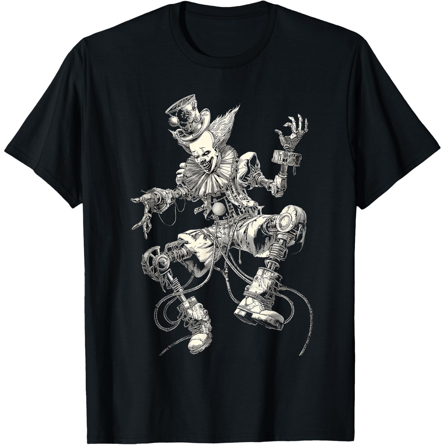 Terrifying Sinister Clown Horror T-Shirt