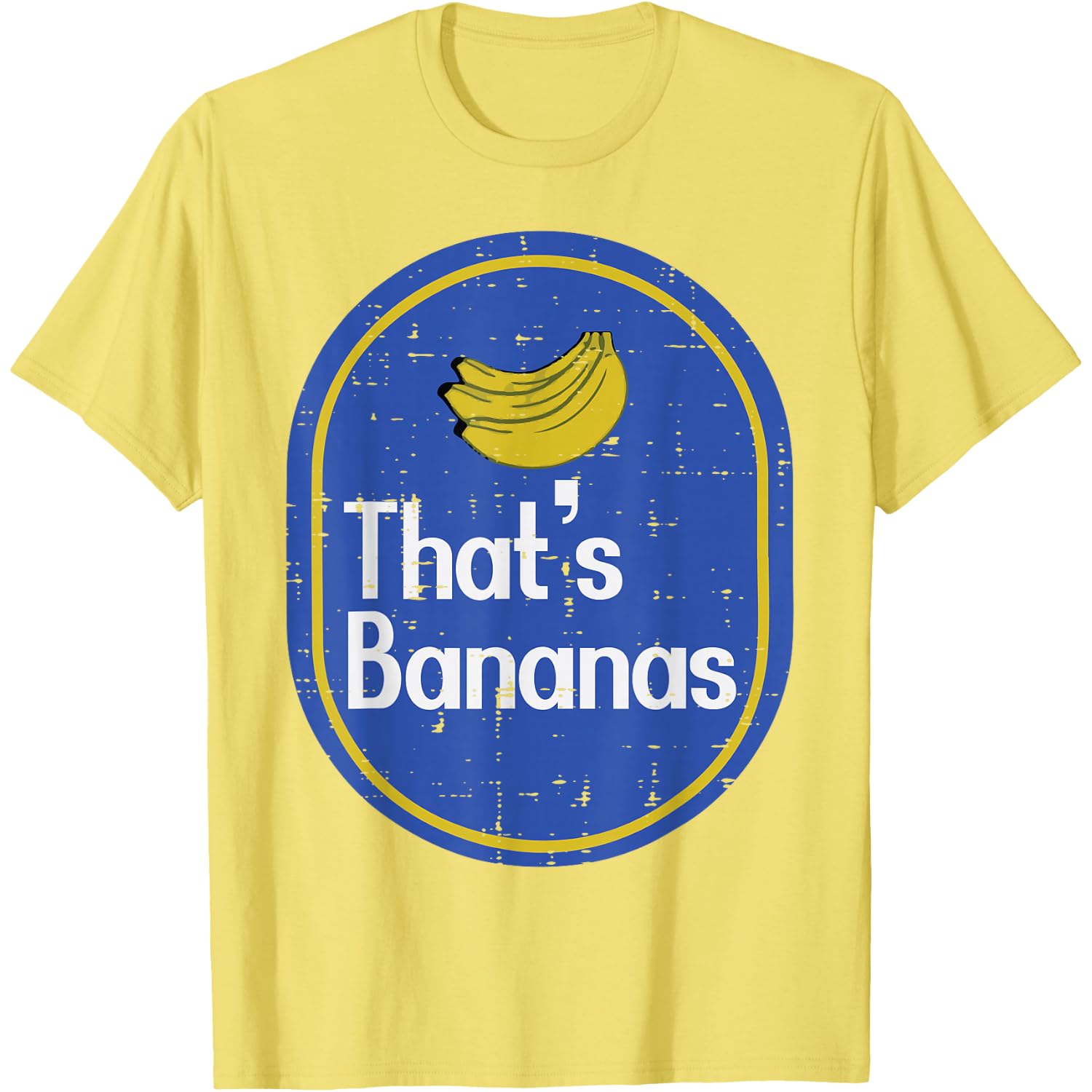Thats Bananas Sticker Fruit Costume Halloween Men Women Kids T-Shirt