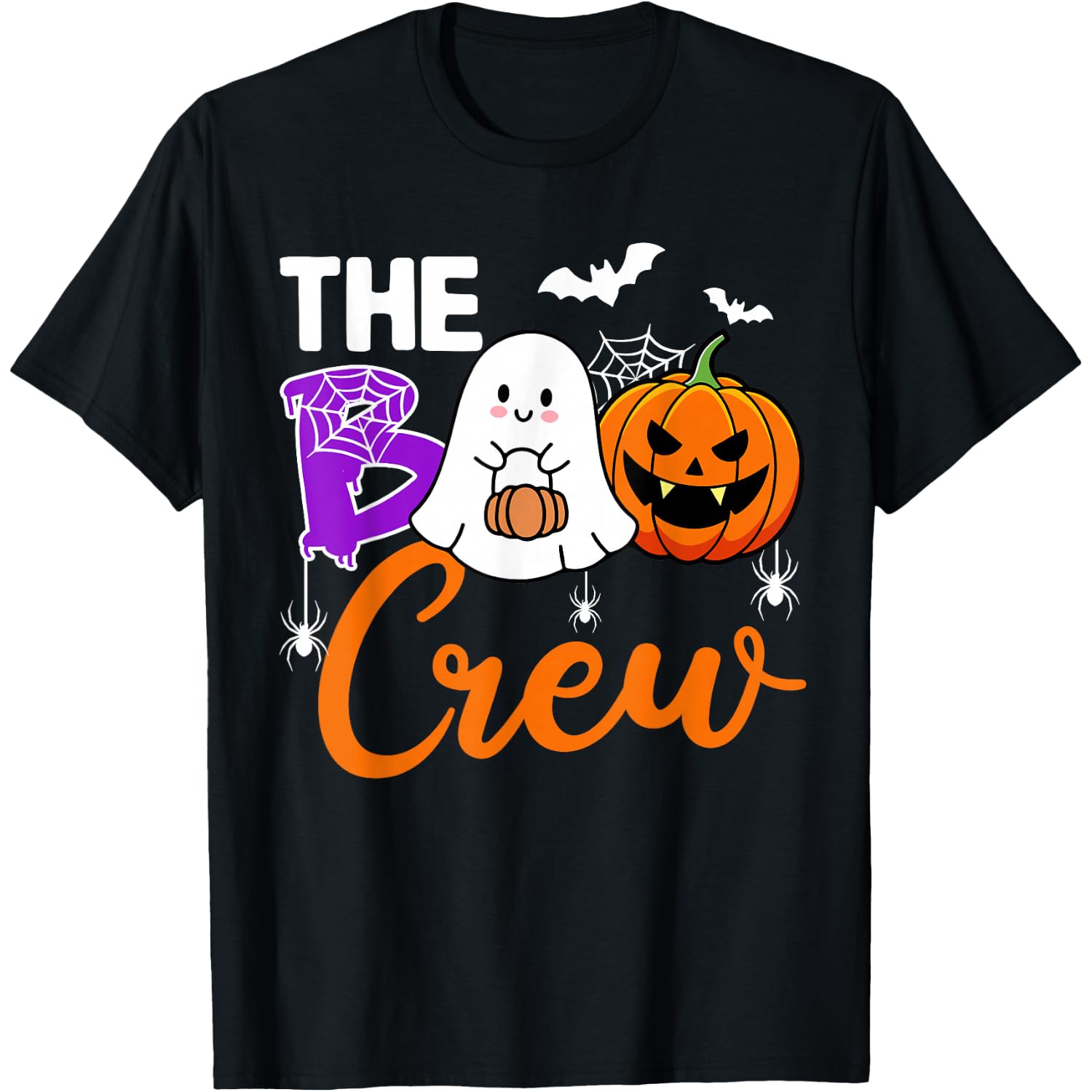 The Boo Crew Ghost Spooky Season Family Matching Halloween T-Shirt