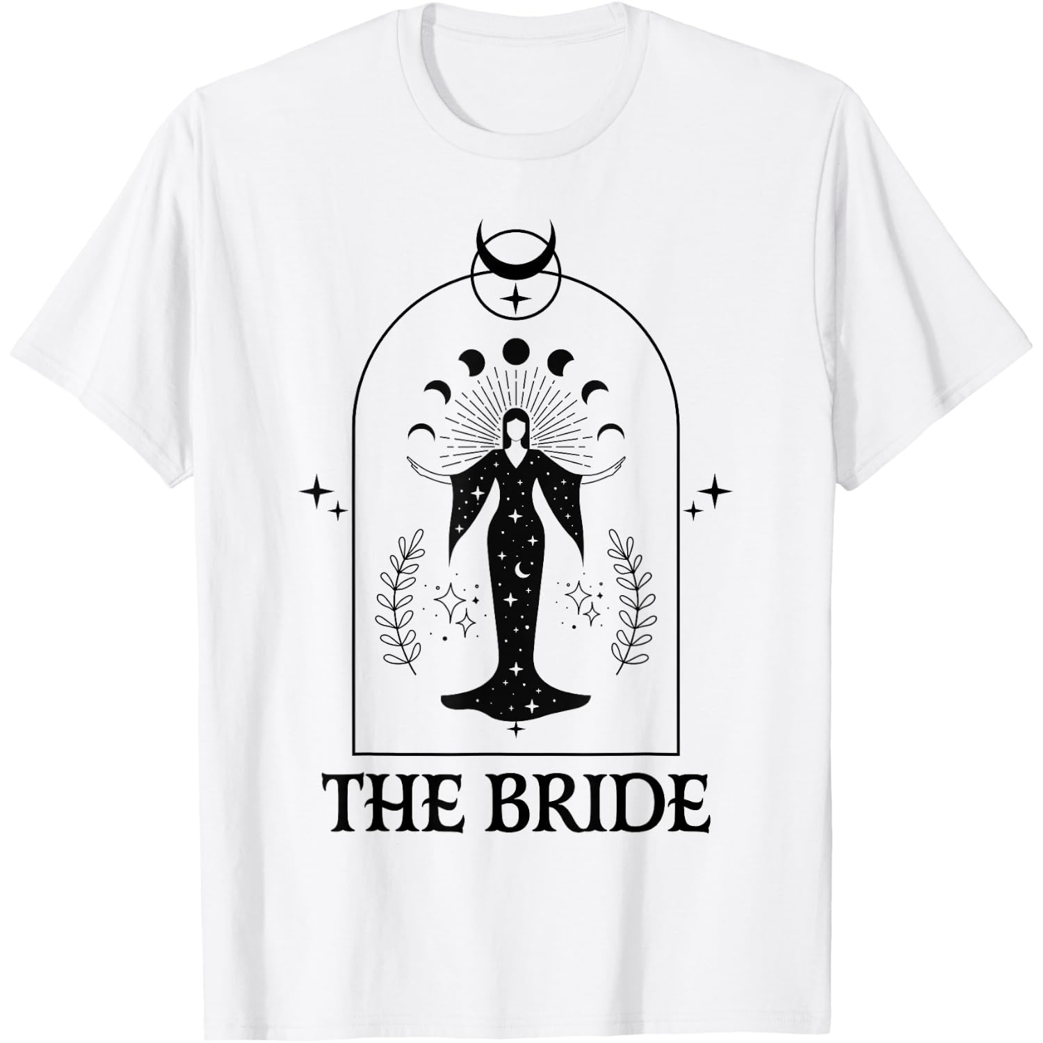 The Bride Coven Gothic Witch Bachelorette Matching Halloween T-Shirt