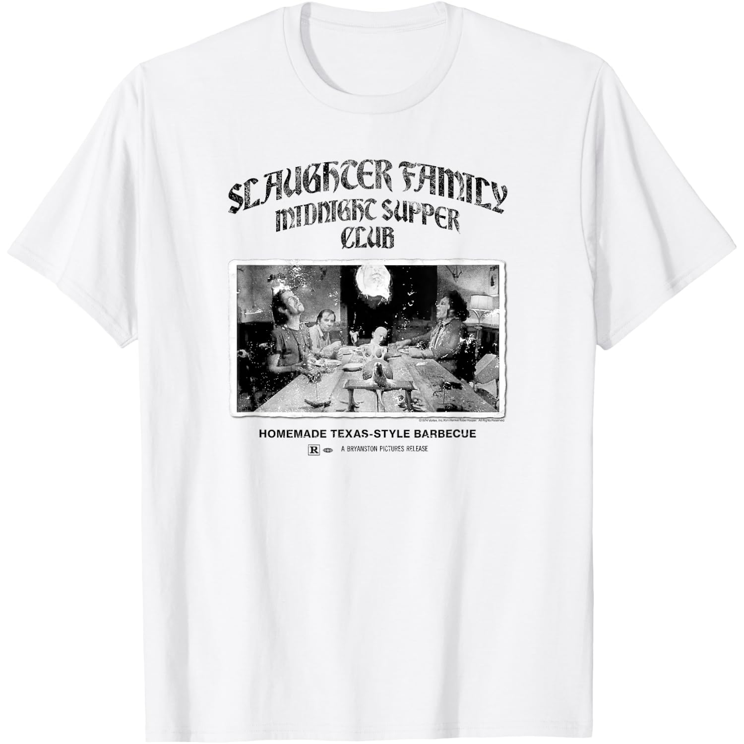 The Texas Chainsaw Massacre Slaughter Family Supper Horror T-Shirt